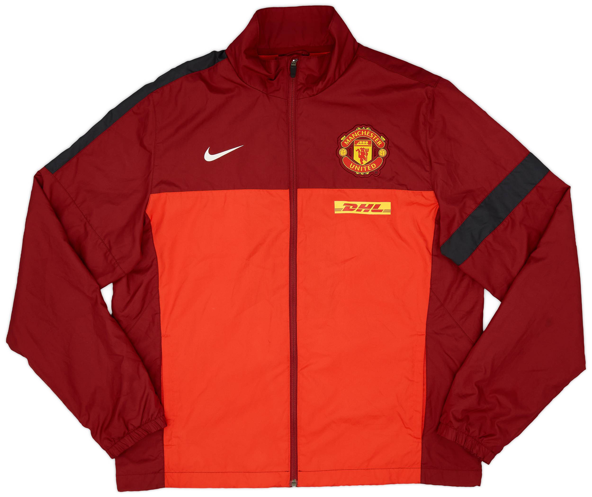 2013-14 Manchester United Nike Track Jacket - 9/10 - (L)
