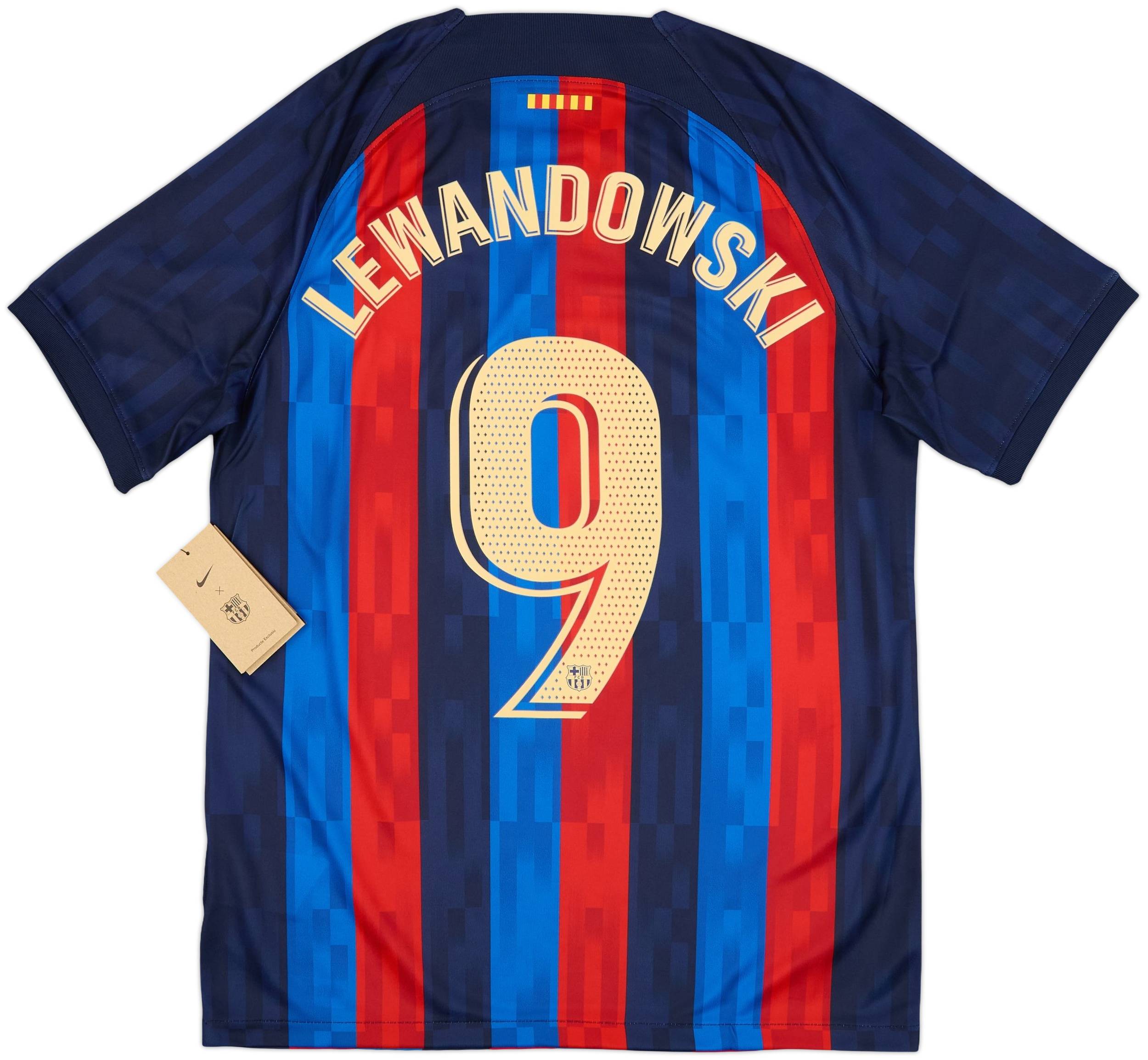 FC Barcelona LEWANDOWSKI 9番シャツ Futbol Club Barcelona Lewandowski 9 Home Shirt 2023/2024