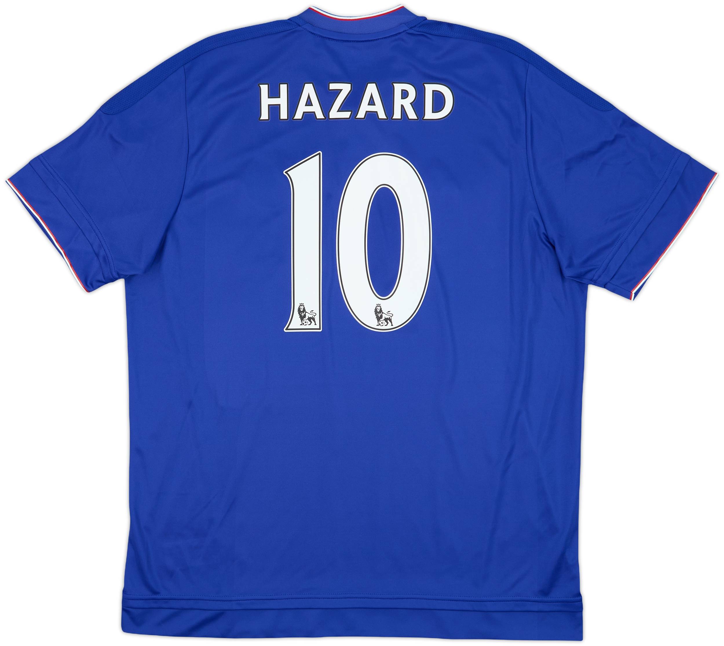 ウェア Hazard15-16Chelsea PremierLeague uniform 2015-16 Chelsea Home Shirt Hazard #10 (XL)