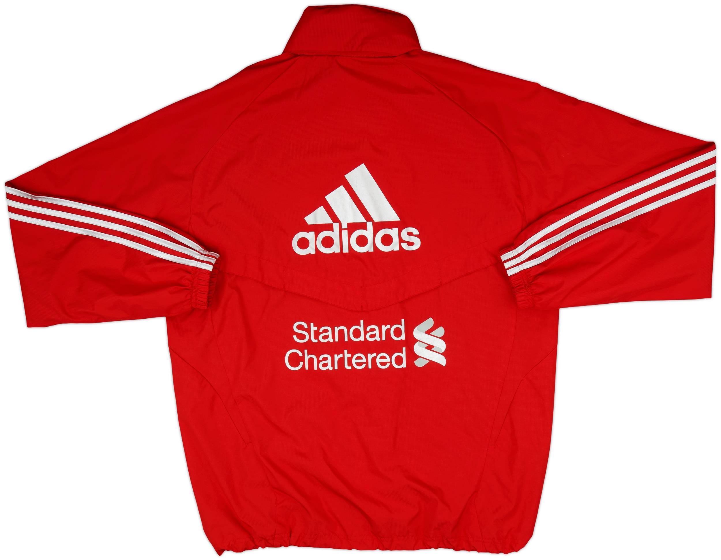 2011-12 Liverpool adidas Hooded Rain Jacket - 9/10 - (L/XL)
