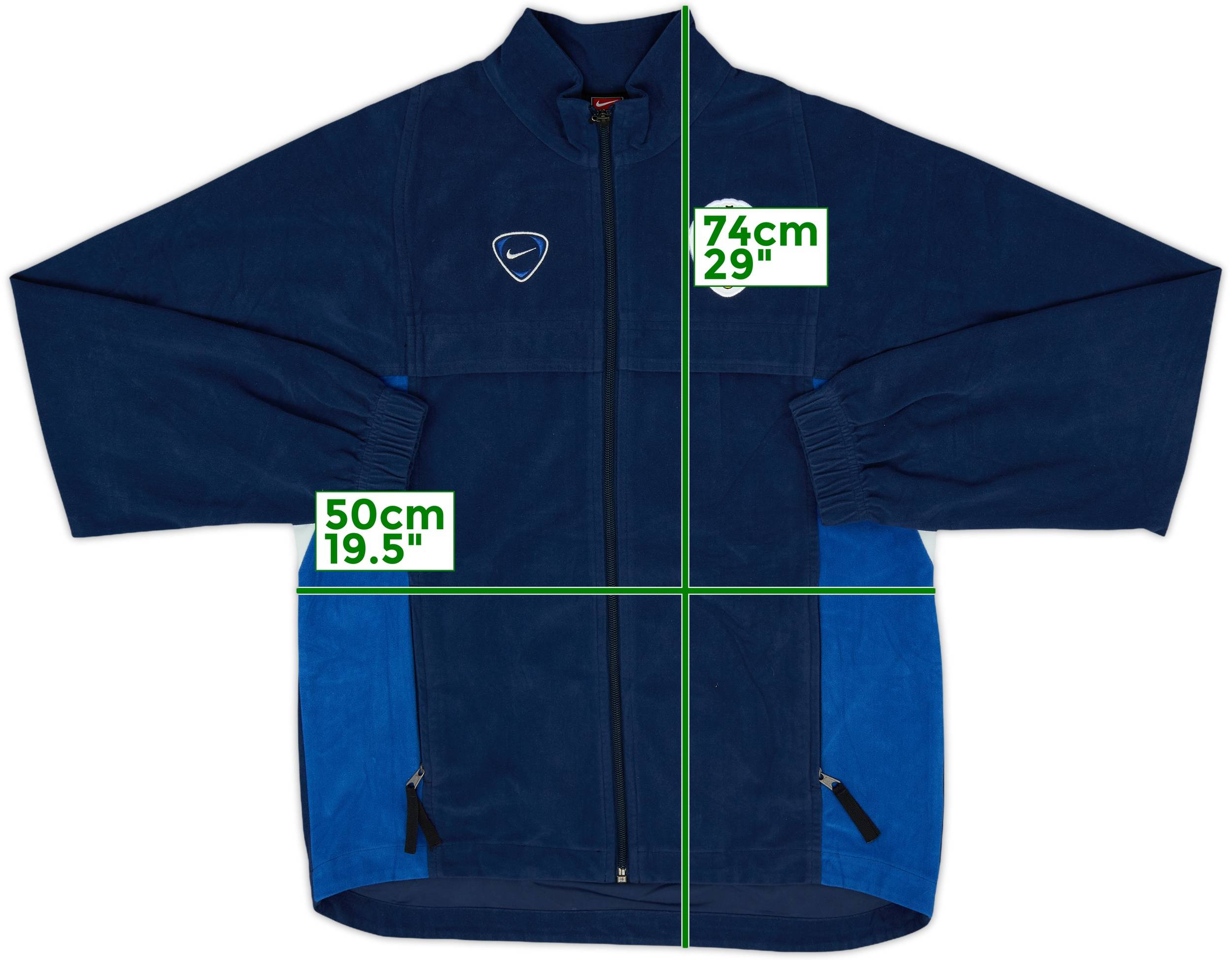 2000-01 Valencia Nike Track Jacket - 9/10 - (XL.Boys)