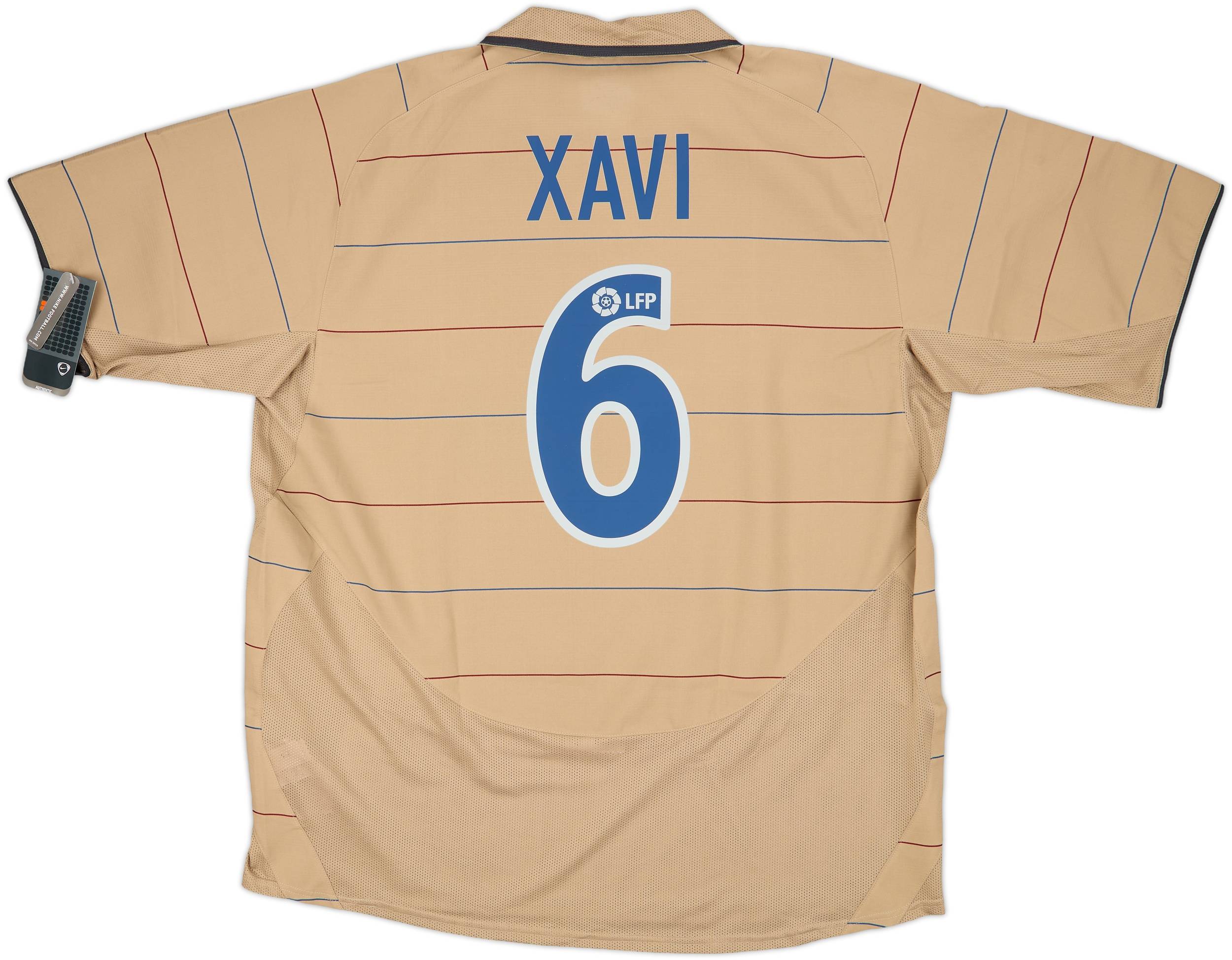 2003-05 Barcelona Away Shirt Xavi #6 (XXL)