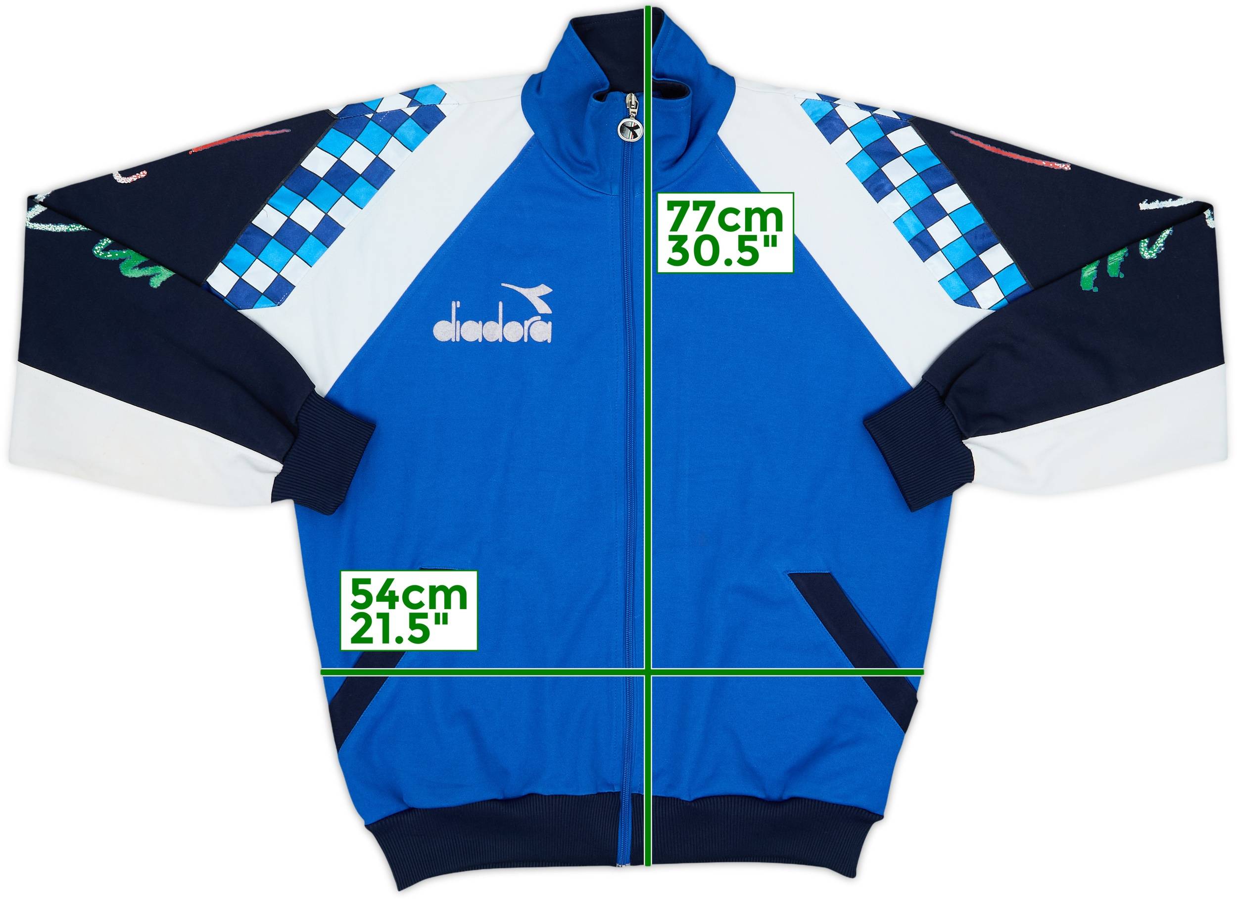 1990 Diadora Track Jacket (Italy) - 8/10 - (L)