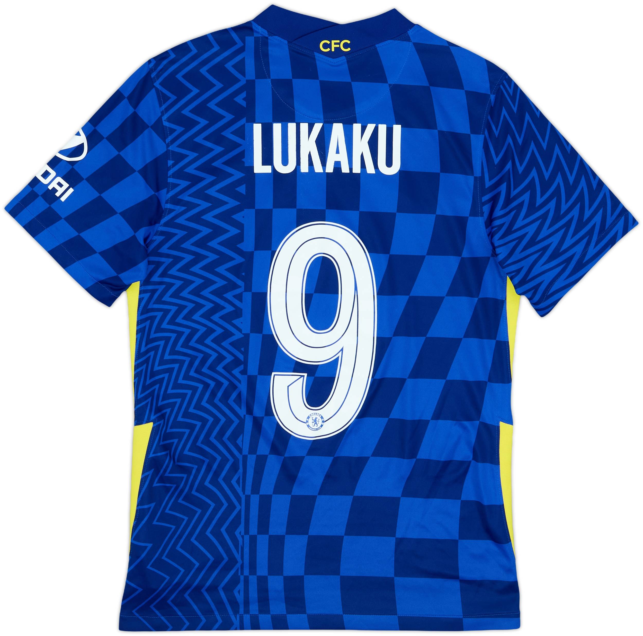 チェルシー　Chelsea ナイキ　NIKE LUKAKU 9 ユニフォーム　S 2021-22 Chelsea Home Shirt Lukaku #9 - 8/10 - (S)