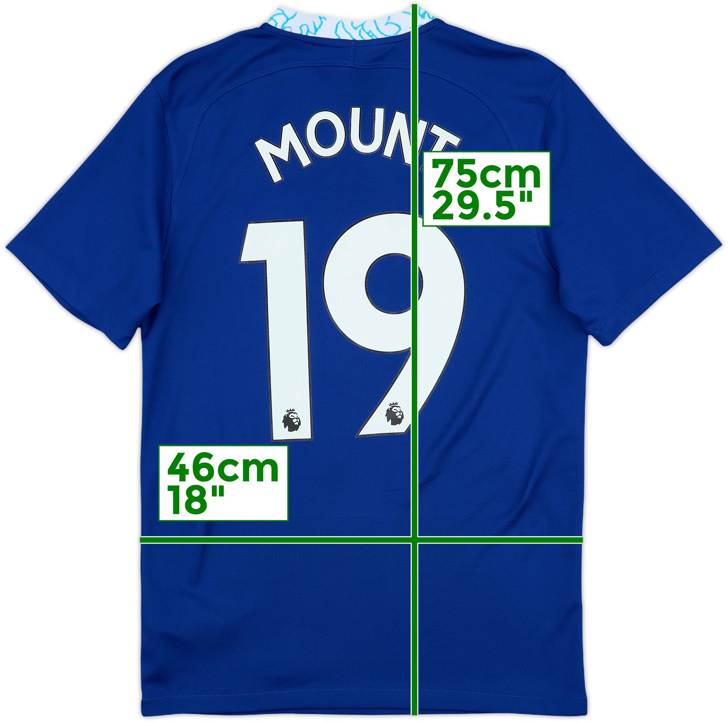 2022-23 Chelsea Home Shirt Mount #19 - 9/10 - (S)