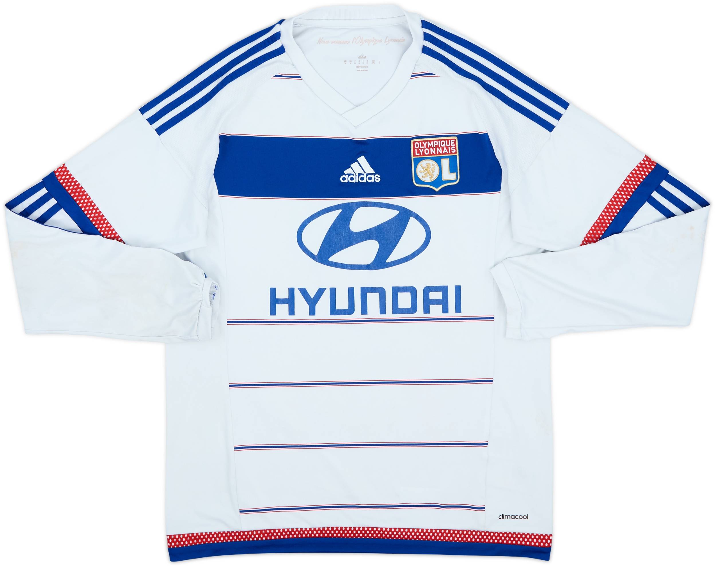2015-16 Lyon Home L/S Shirt - 4/10 - (M)