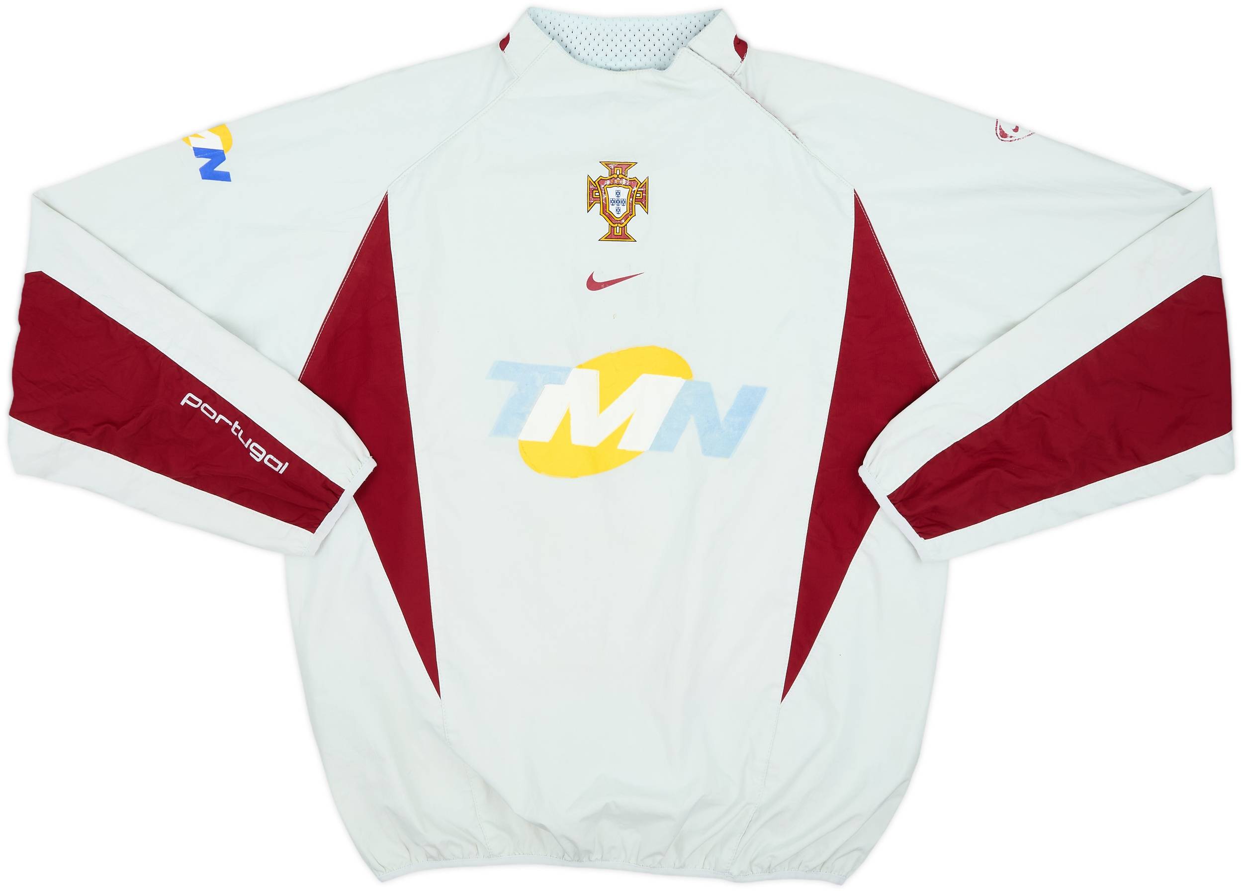 2004-06 Portugal Player Issue Nike Drill Top - 6/10 - (L)