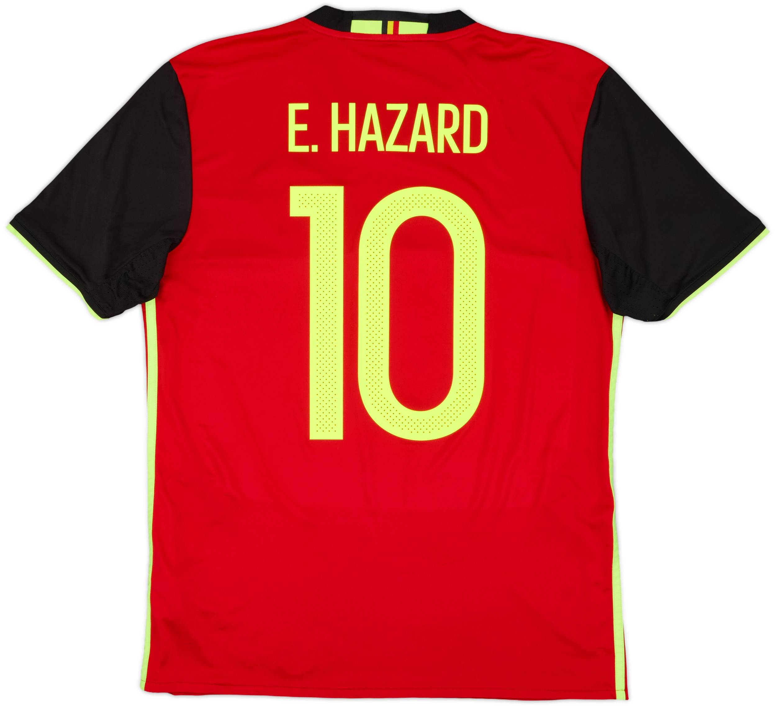 2016-17 Belgium Home Shirt E. Hazard #10 - 9/10 - (M)