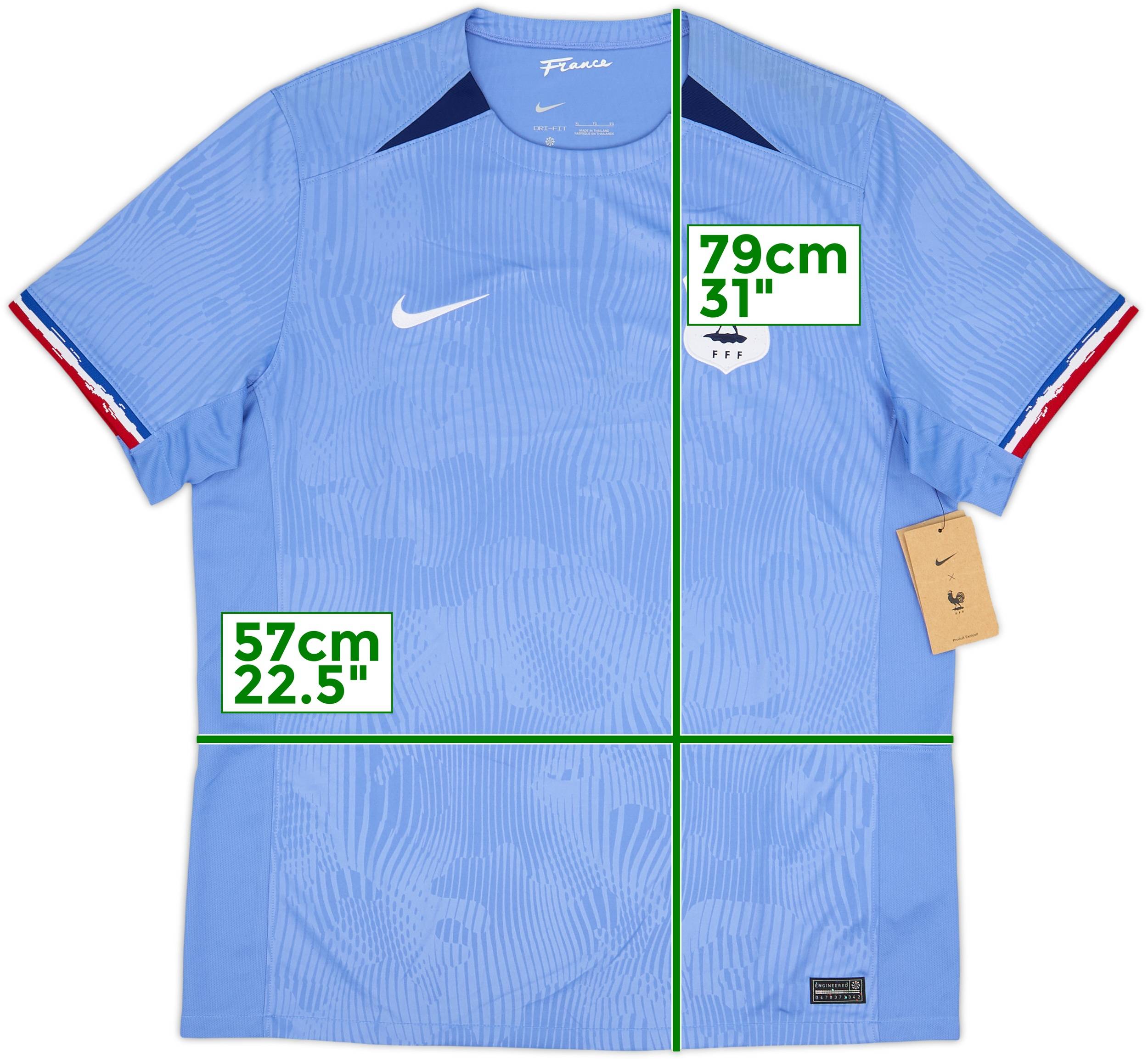 2023-24 France Women Home Shirt (Men's XL)