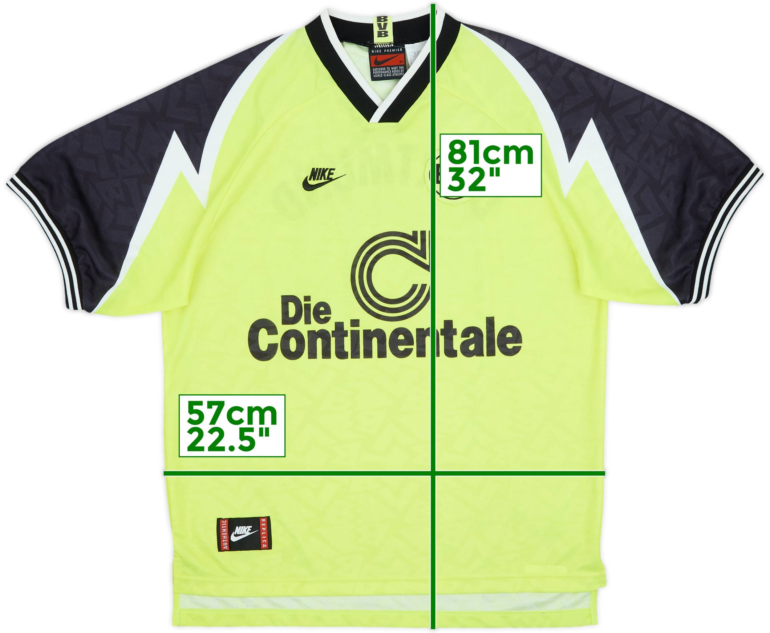 1995-96 Borussia Dortmund Home Shirt - 10/10 - (XL)