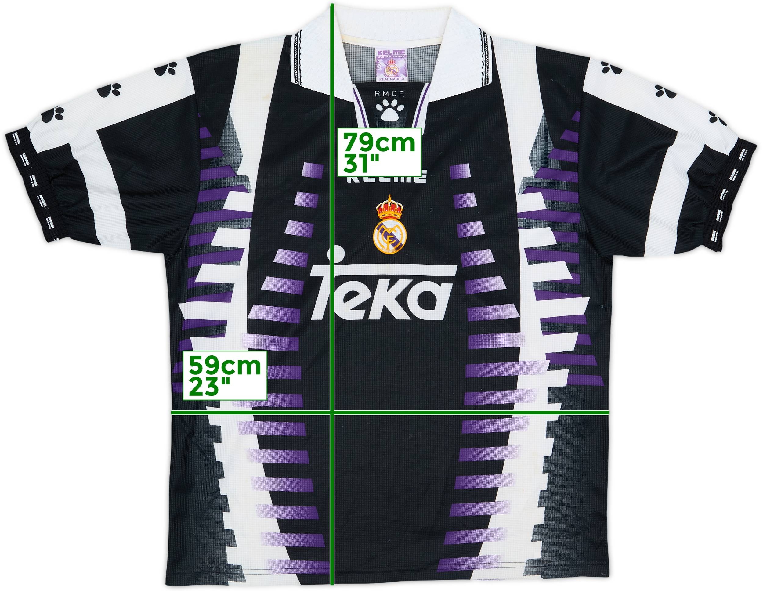 1997-98 Real Madrid Third Shirt - 8/10 - (L)