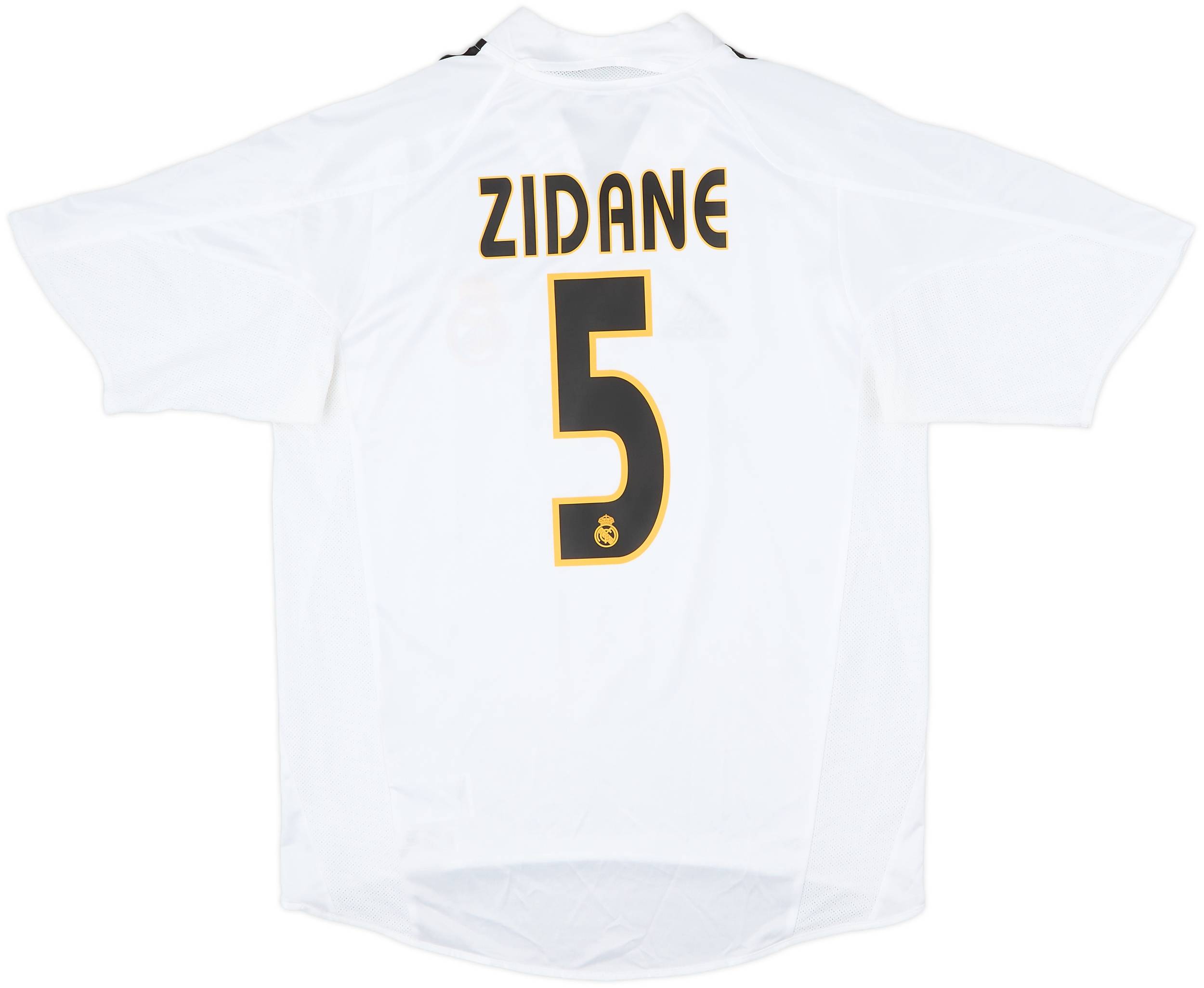 レアルマドリード ホーム ユニフォーム ZIDANE#5 Sサイズ adidas Real Madrid 2005-2006 Home football Adidas shirt #5 ZIDANE, DOUBLE