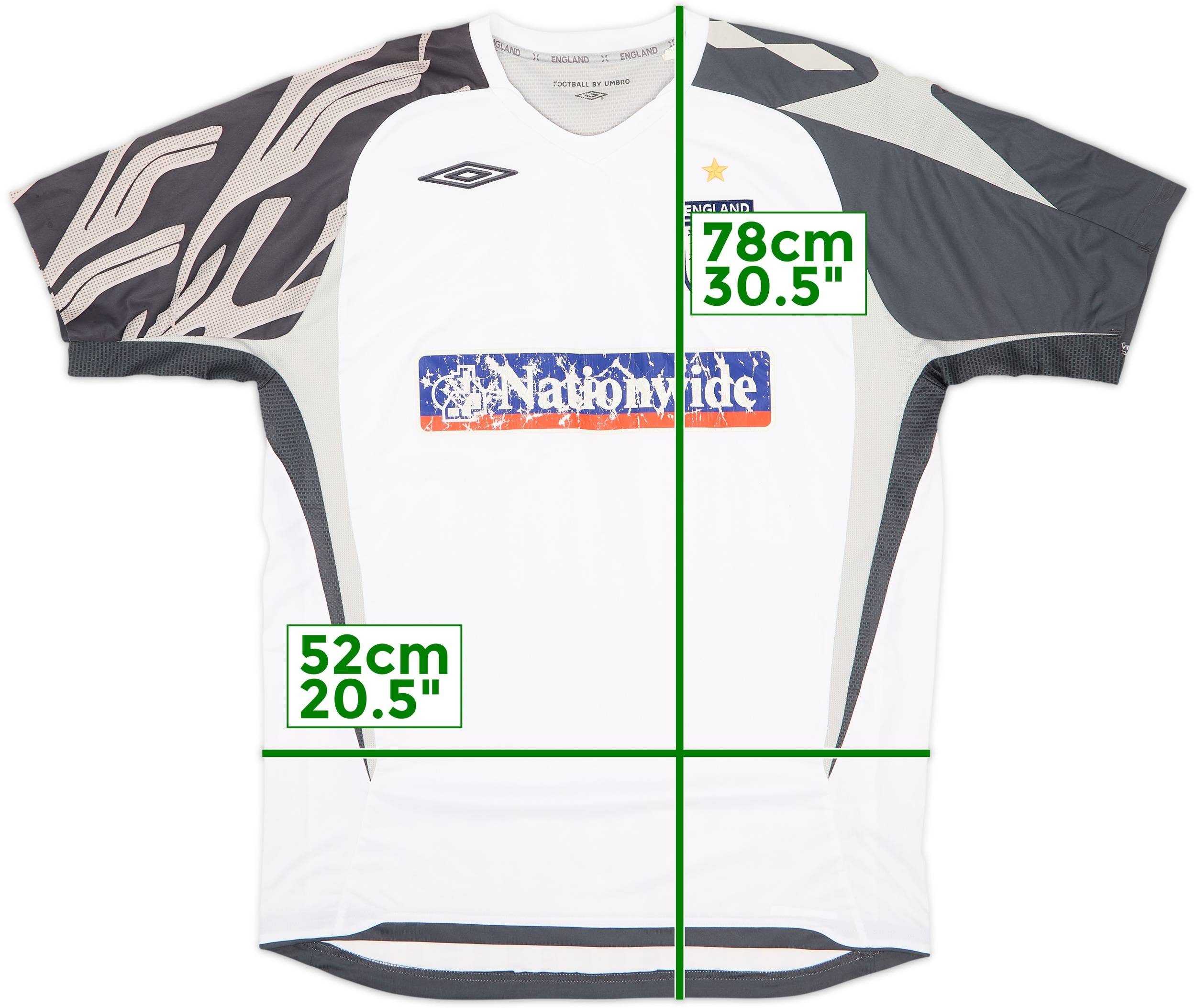 2005-06 England Umbro Training Shirt - 5/10 - (XL)