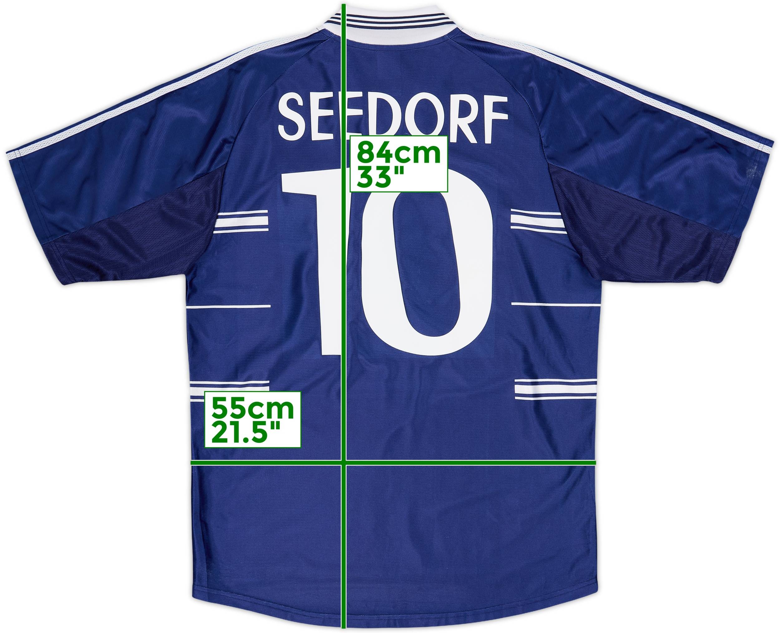 1998-99 Real Madrid Away Shirt Seedorf #10 - 10/10 - (M)