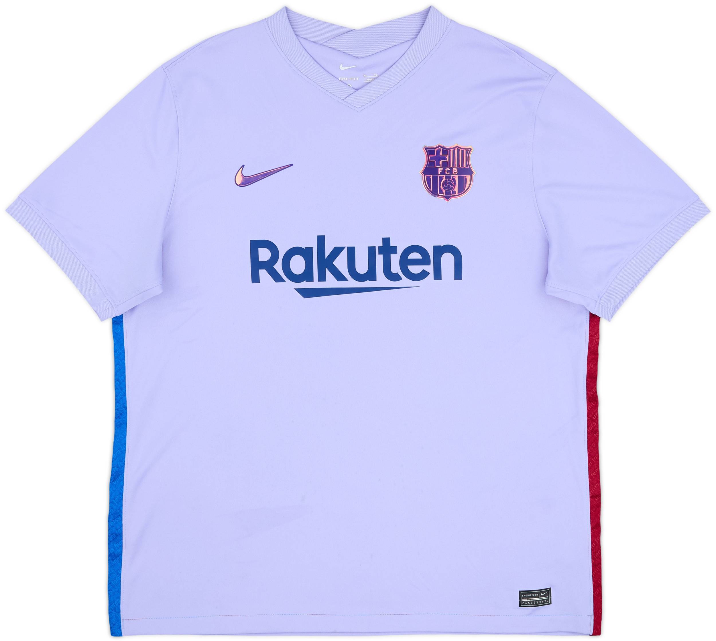 2021-22 Barcelona Away Shirt Pedri #16 - 7/10 - (XL)