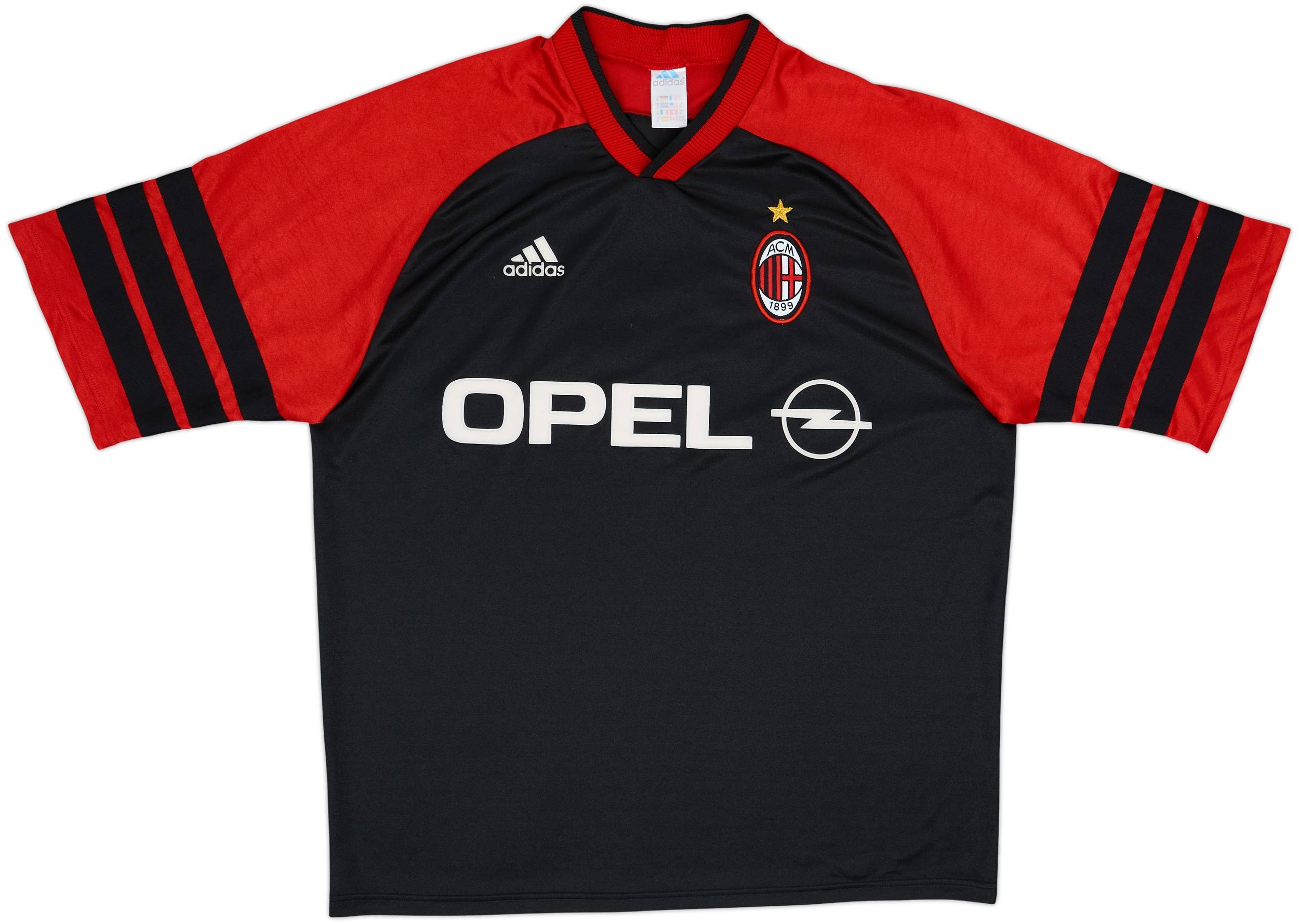 1998-99 AC Milan adidas Training Shirt - 8/10 - (XL)