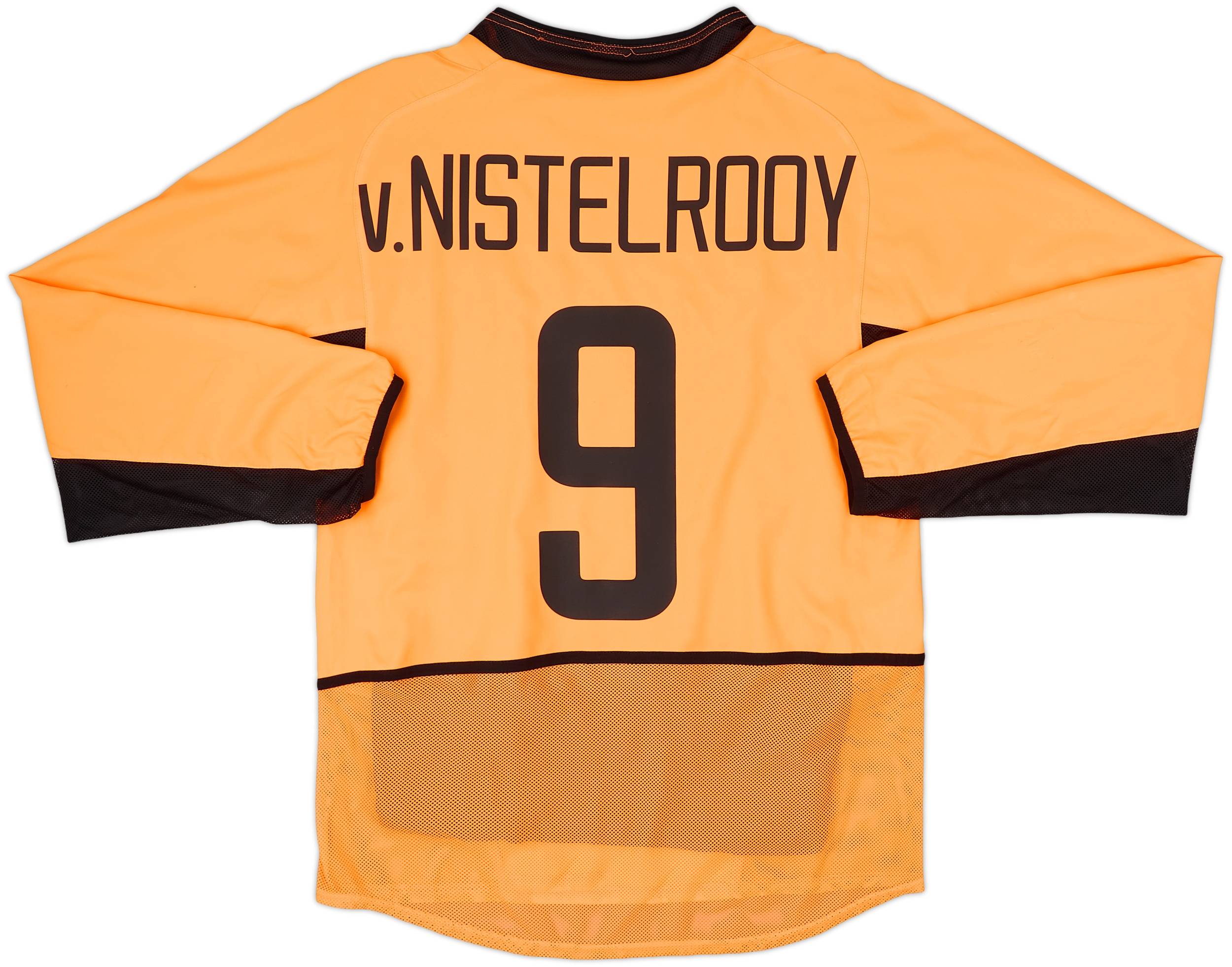 2002-04 Netherlands Player Issue Home L/S Shirt V.Nistelrooy #9