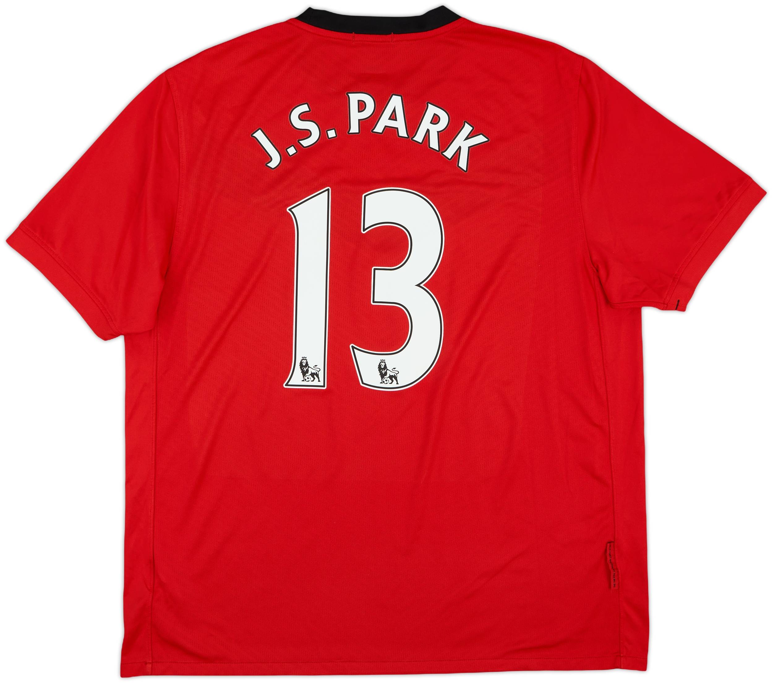 2009-10 Manchester United Home Shirt J.S.Park #13 - 8/10 - (XL)