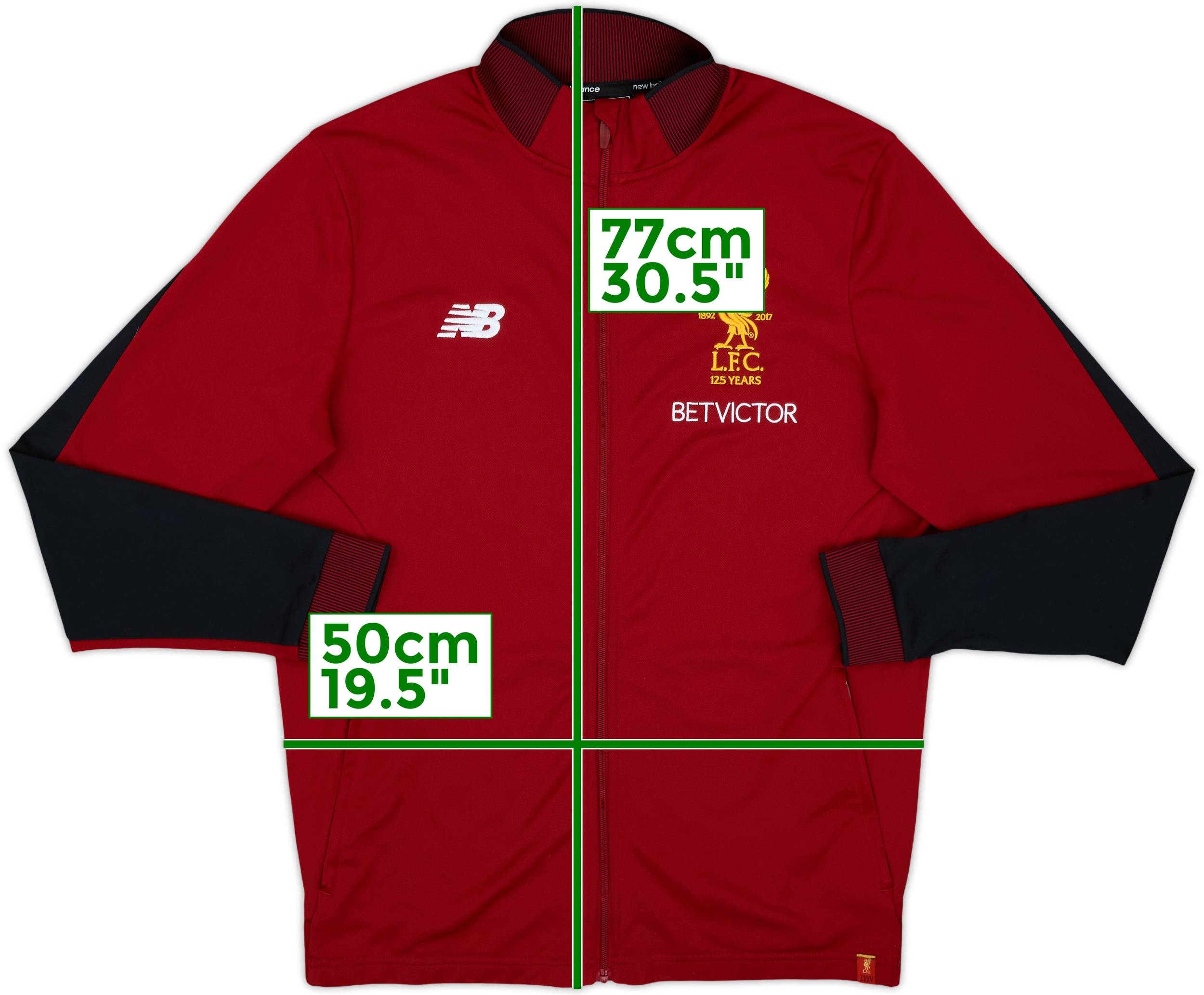 2017-18 Liverpool New Balance Track Jacket - 9/10 - (L)