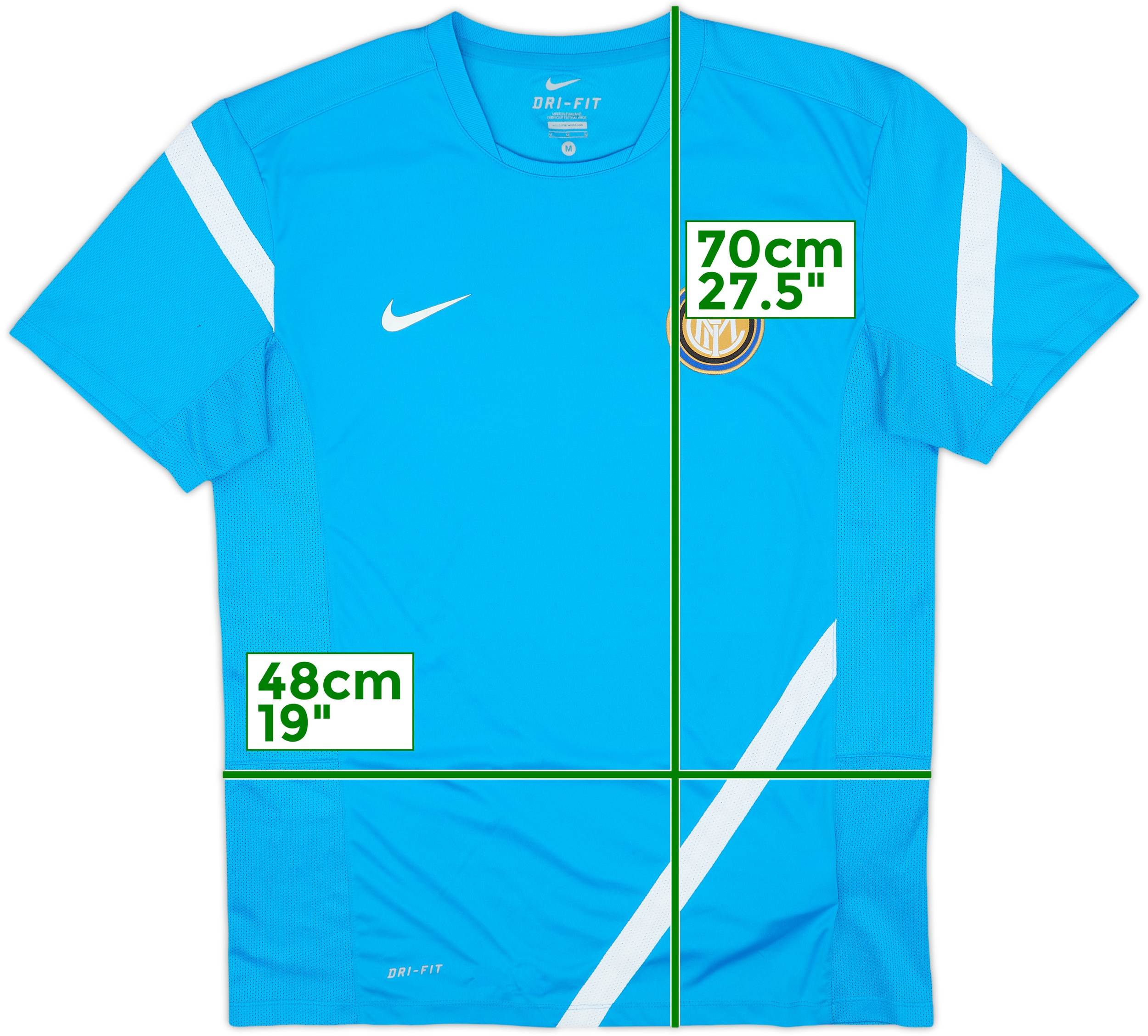 インテル・ミラノ 2011 Nike シャツ XL NIKE（ナイキ） インテル ミラノ 長袖 ユニフォーム 2010-2011 10/11 M