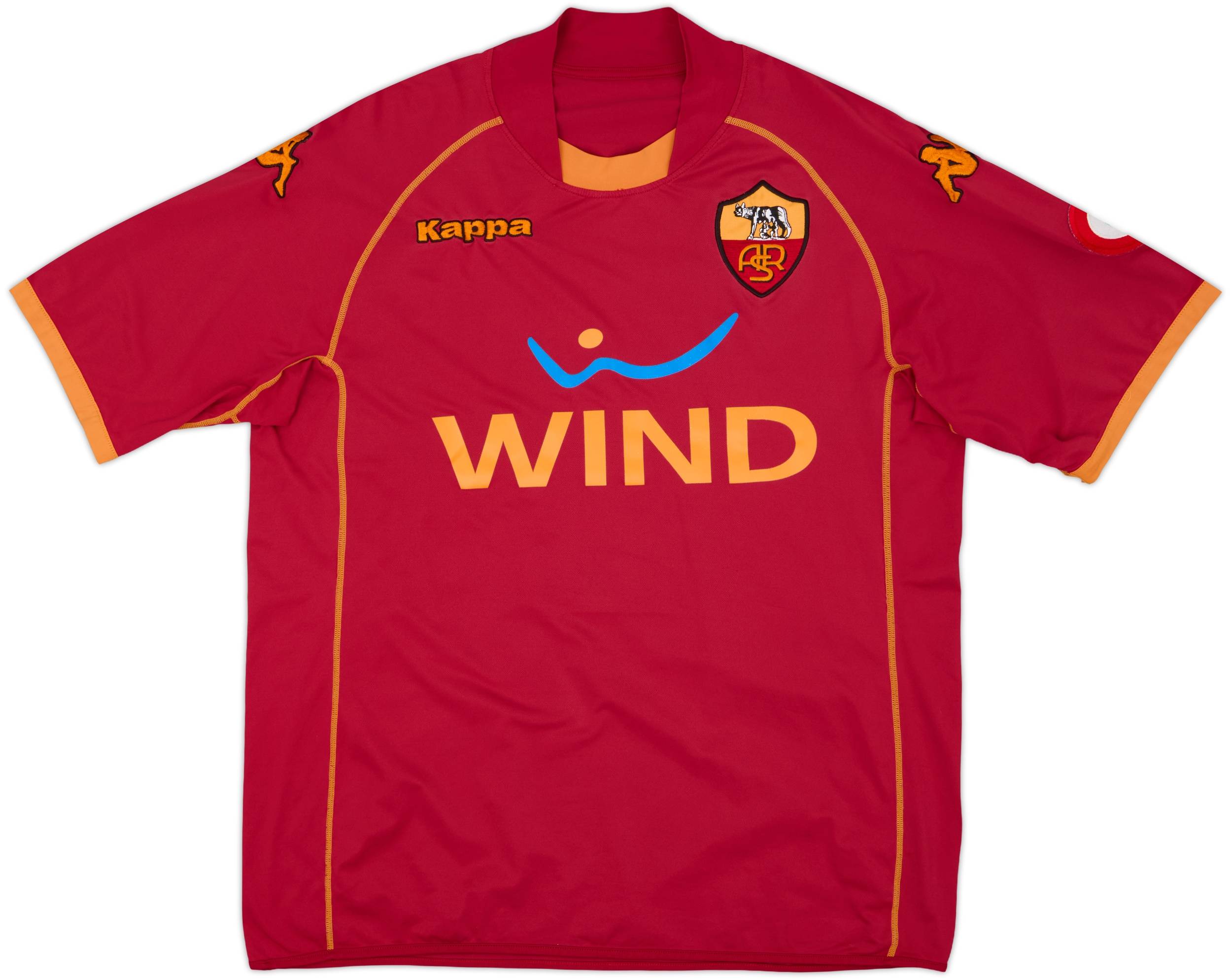 2008-09 Roma Home Shirt Totti #10 - 8/10 - (XL)