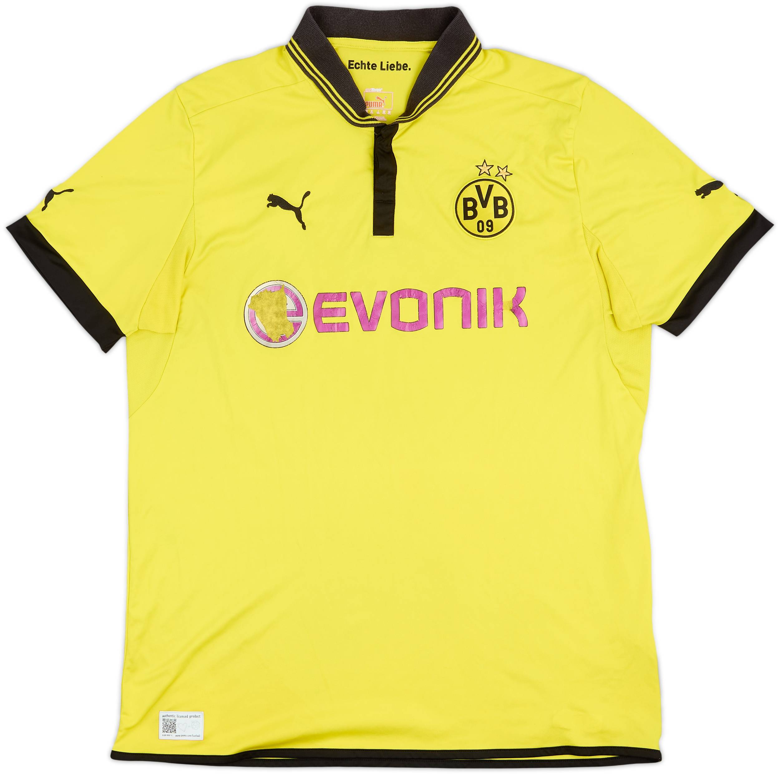 ウェア Borussia Dortmund 2012/13  2012-13 Borussia Dortmund Home Shirt - 4/10 - (3XL)