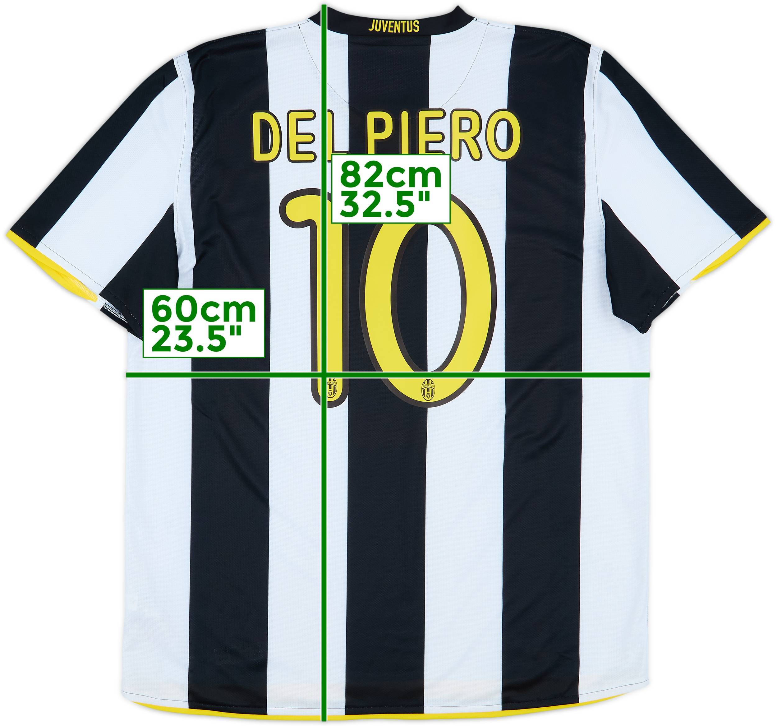 Juventus DEL PIERO 10番シャツ 2003-04 Juventus Home Shirt Del Piero #10 (XL)