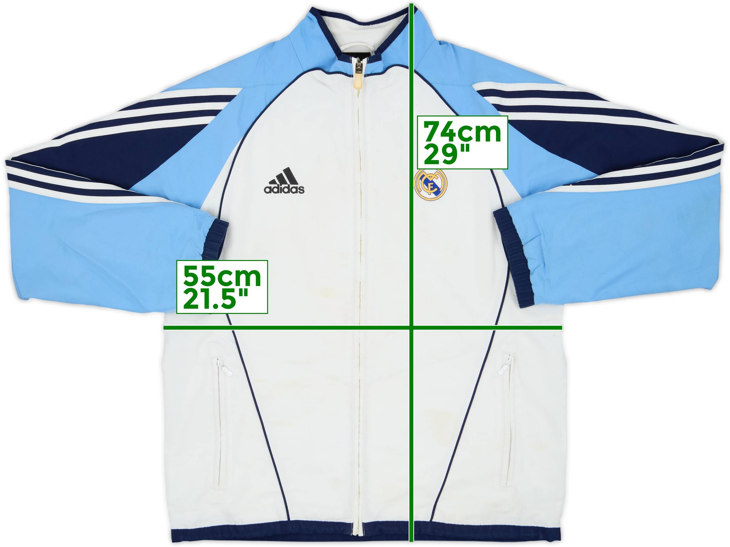 【美品】 Real Madrid ジャージ ジャケット M 2005-06 Real Madrid adidas Track Jacket - 5/10 - (M)