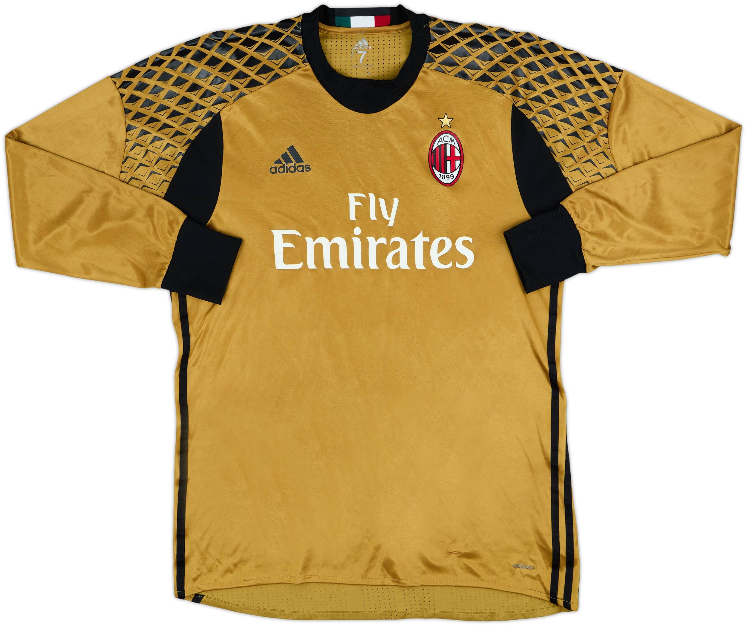 2016-17 AC Milan Player Issue GK Shirt Donnarumma #99 - 6/10 - (M/L)