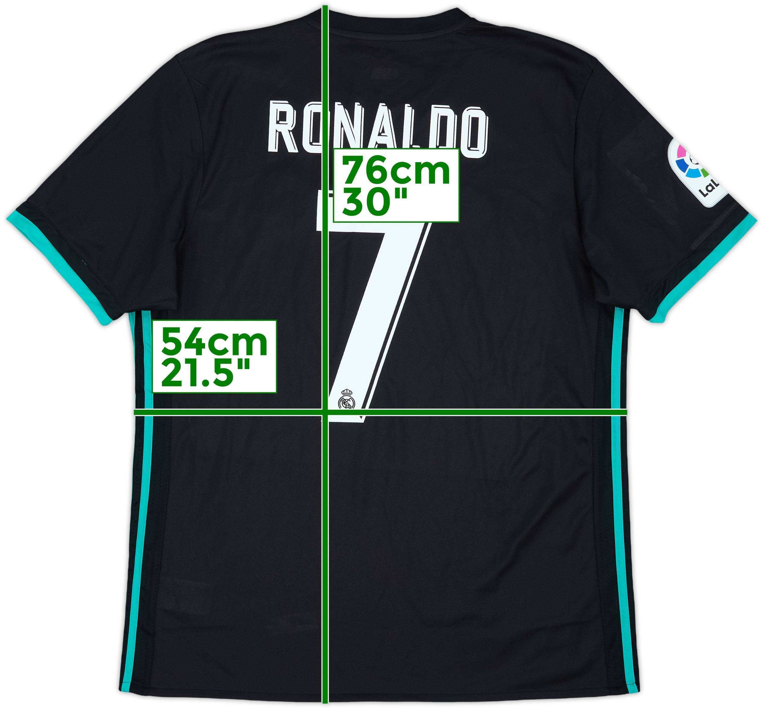 Real Madrid Ronaldo 7 シャツ 2017-18 Real Madrid Away L/S Shirt Ronaldo #7 (S)