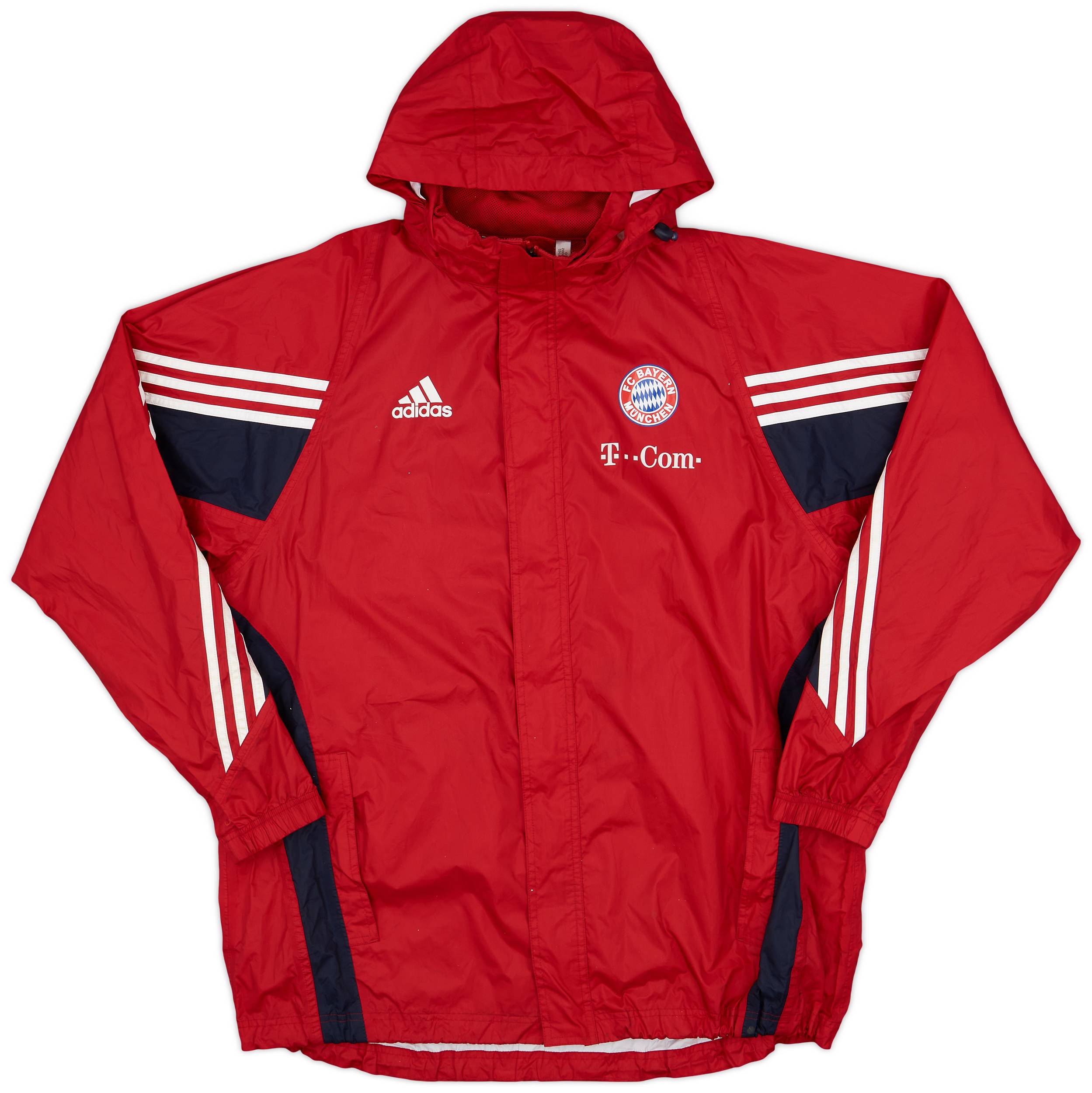 2003-04 Bayern Munich adidas Hooded Rain Jacket - 7/10 - (L)