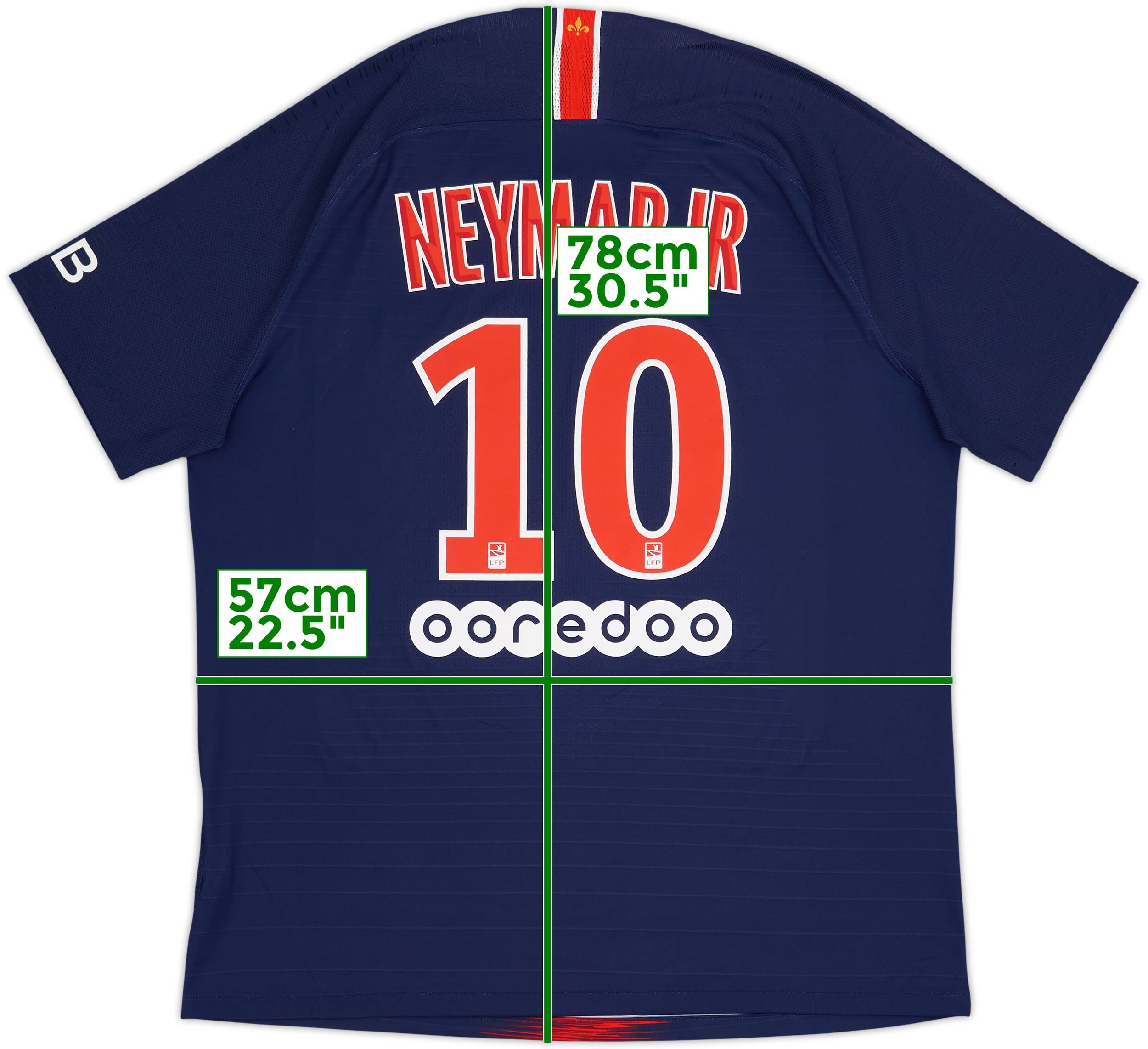 2018-19 Paris Saint-Germain Home Shirt Neymar Jr #10 - 10/10 - (XL)