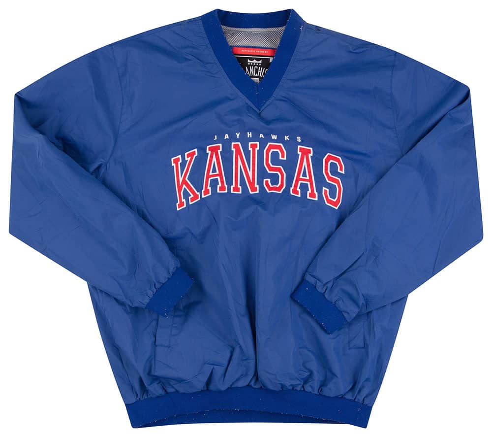 1990s Kansas Jayhawks Pullover Windbreaker Jacket M