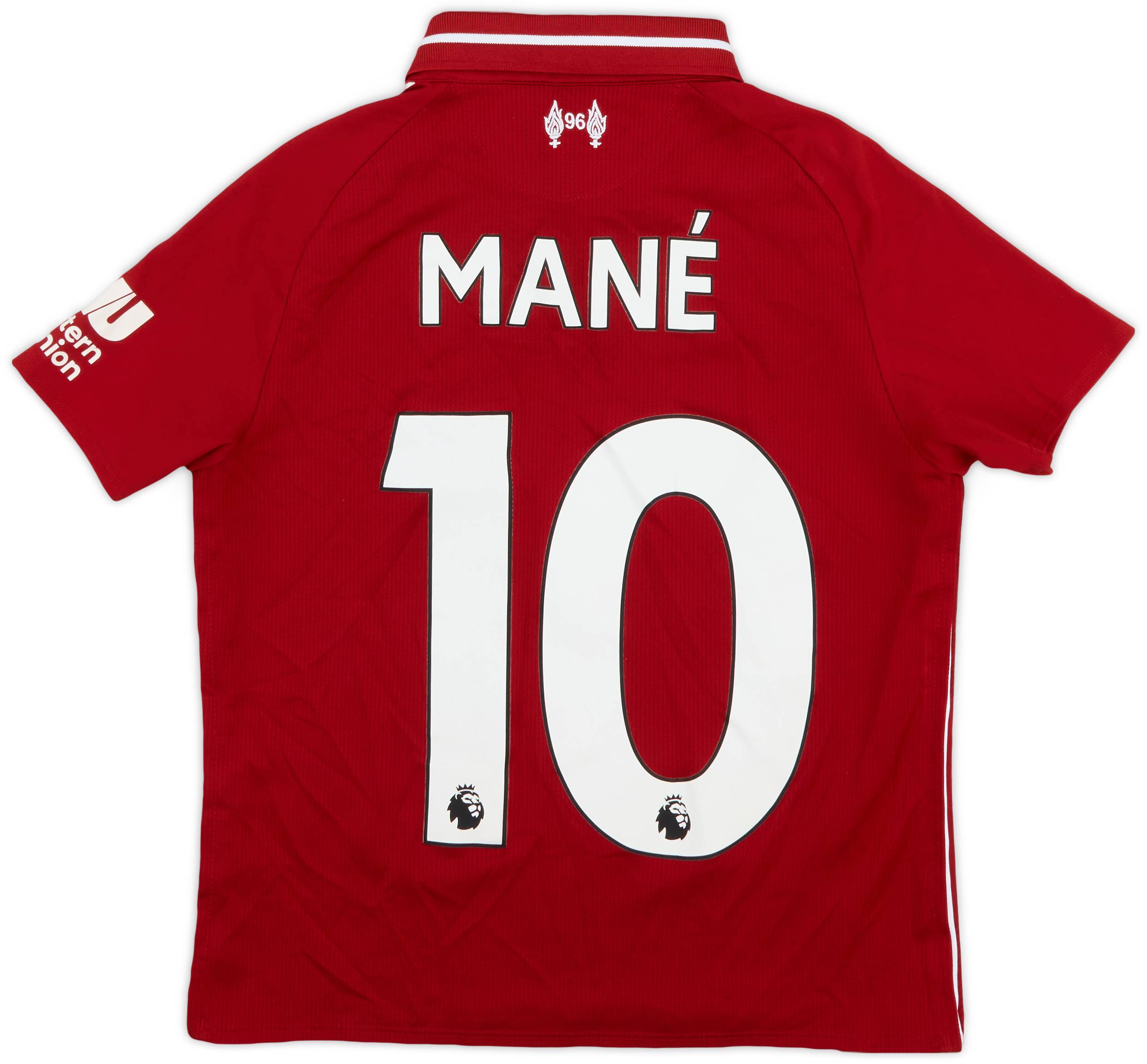 2018-19 Liverpool Home Shirt Mane #10 - 6/10 - (S.Boys)