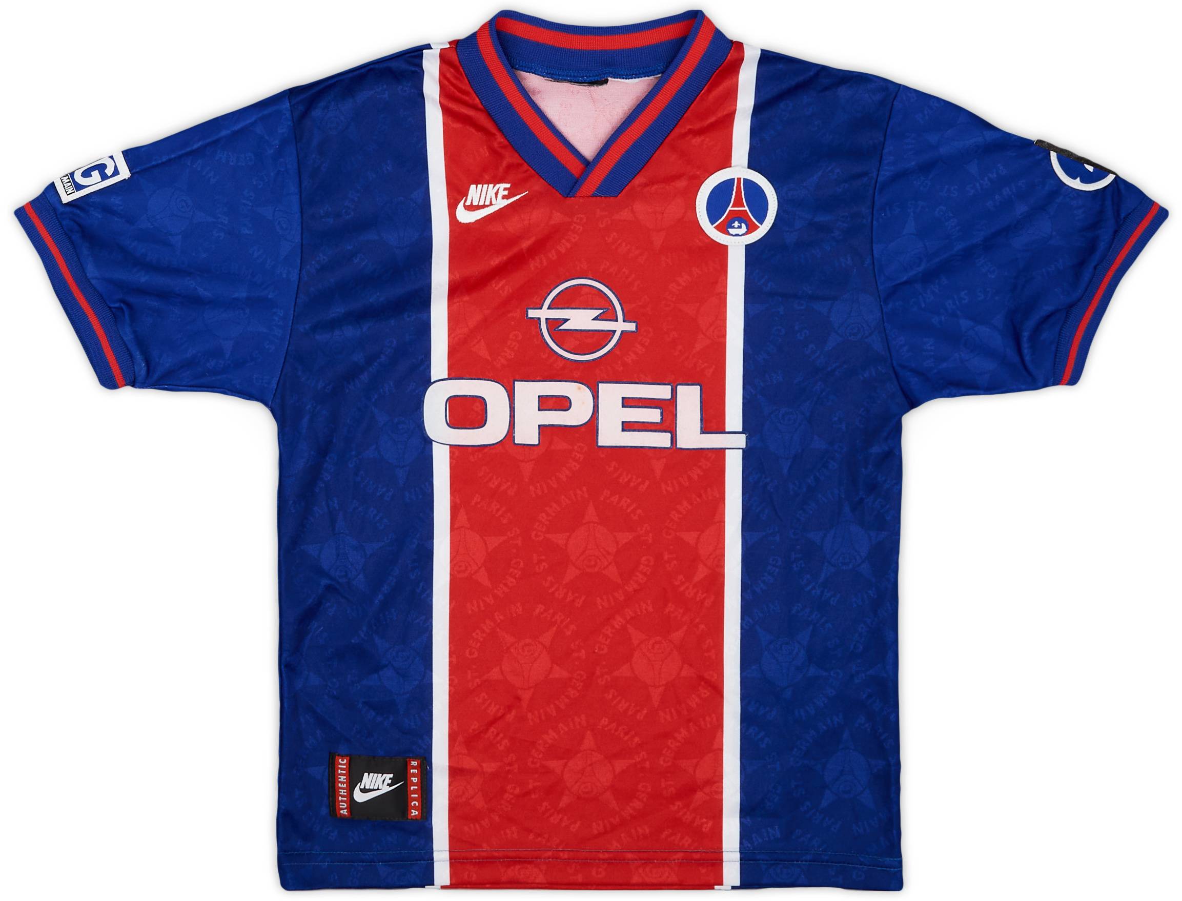 1995-96 Paris Saint-Germain Home Shirt - 6/10 - (L.Boys)