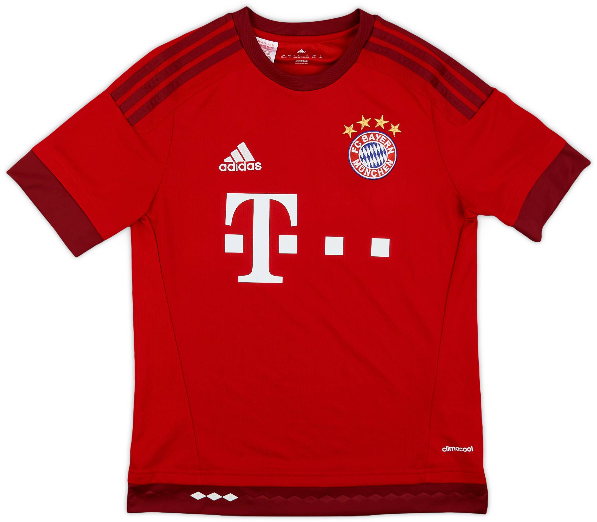 2015-16 Bayern Munich Home Shirt - 9/10 - (L.Boys)