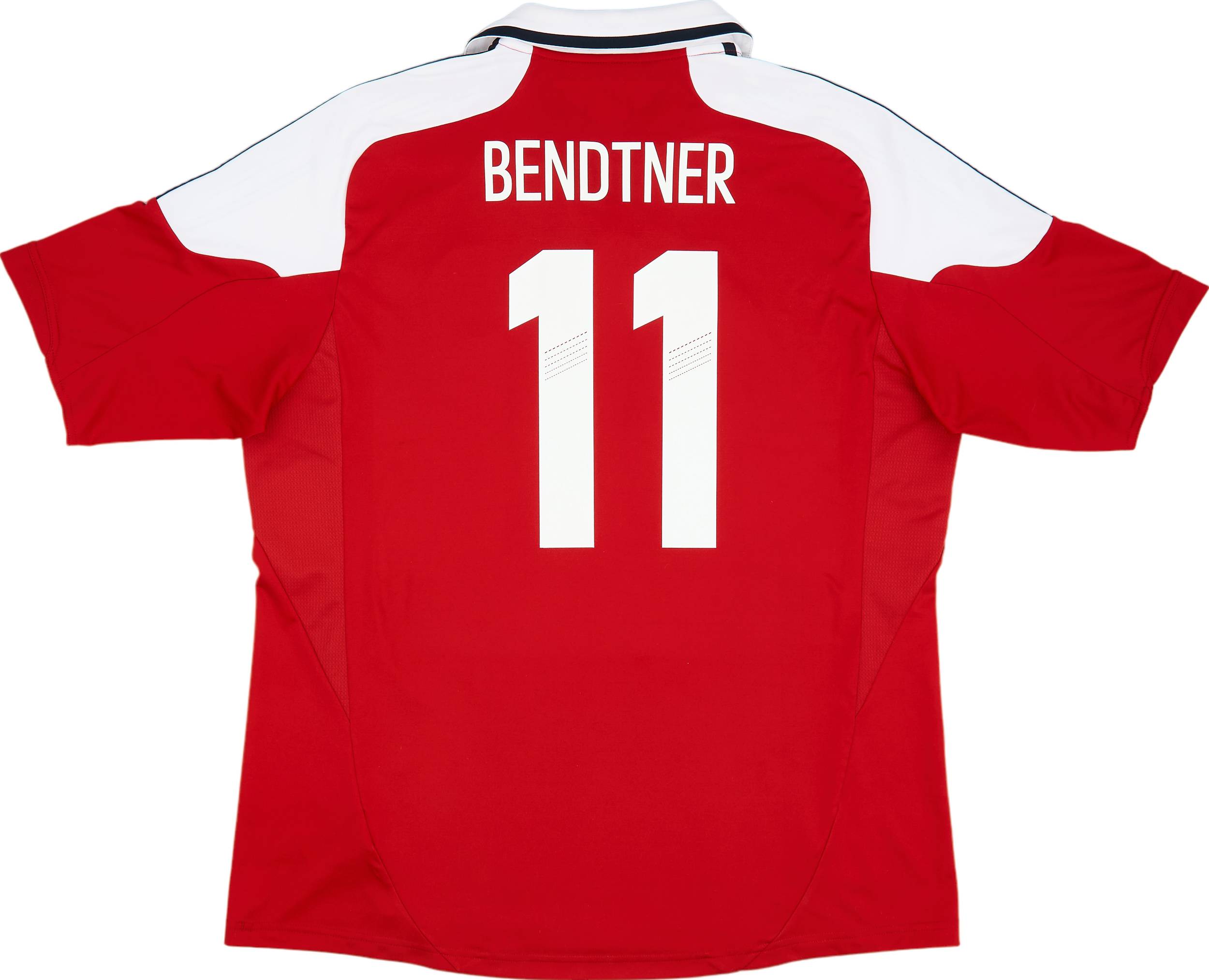 2012-13 Denmark Home Shirt Bendtner #11 - 9/10 - (XL)