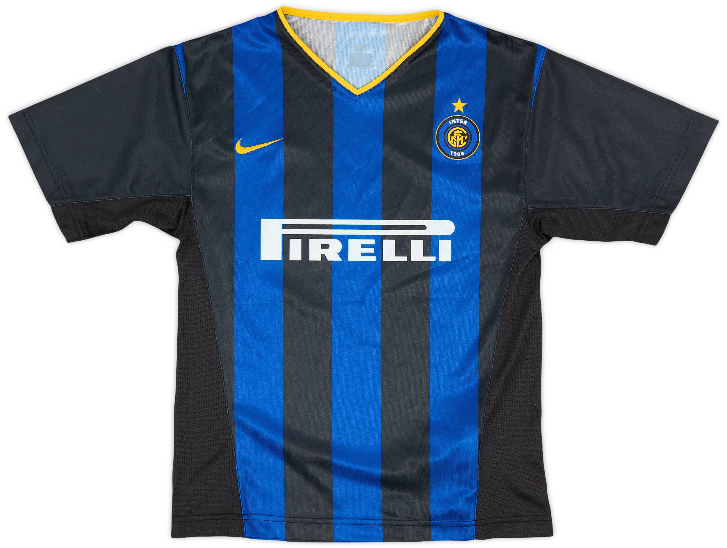 2002-03 Inter Milan Basic Home Shirt - 9/10 - (M.Boys)