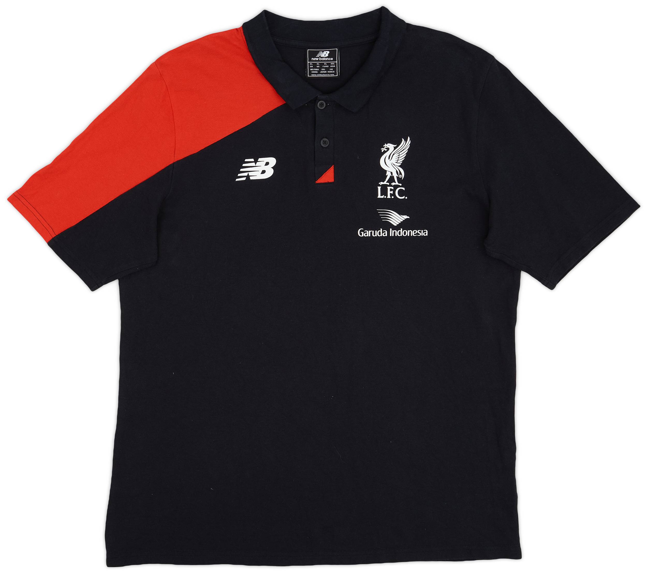 2015-16 Liverpool New Balance Polo Shirt - 8/10 - (XL)