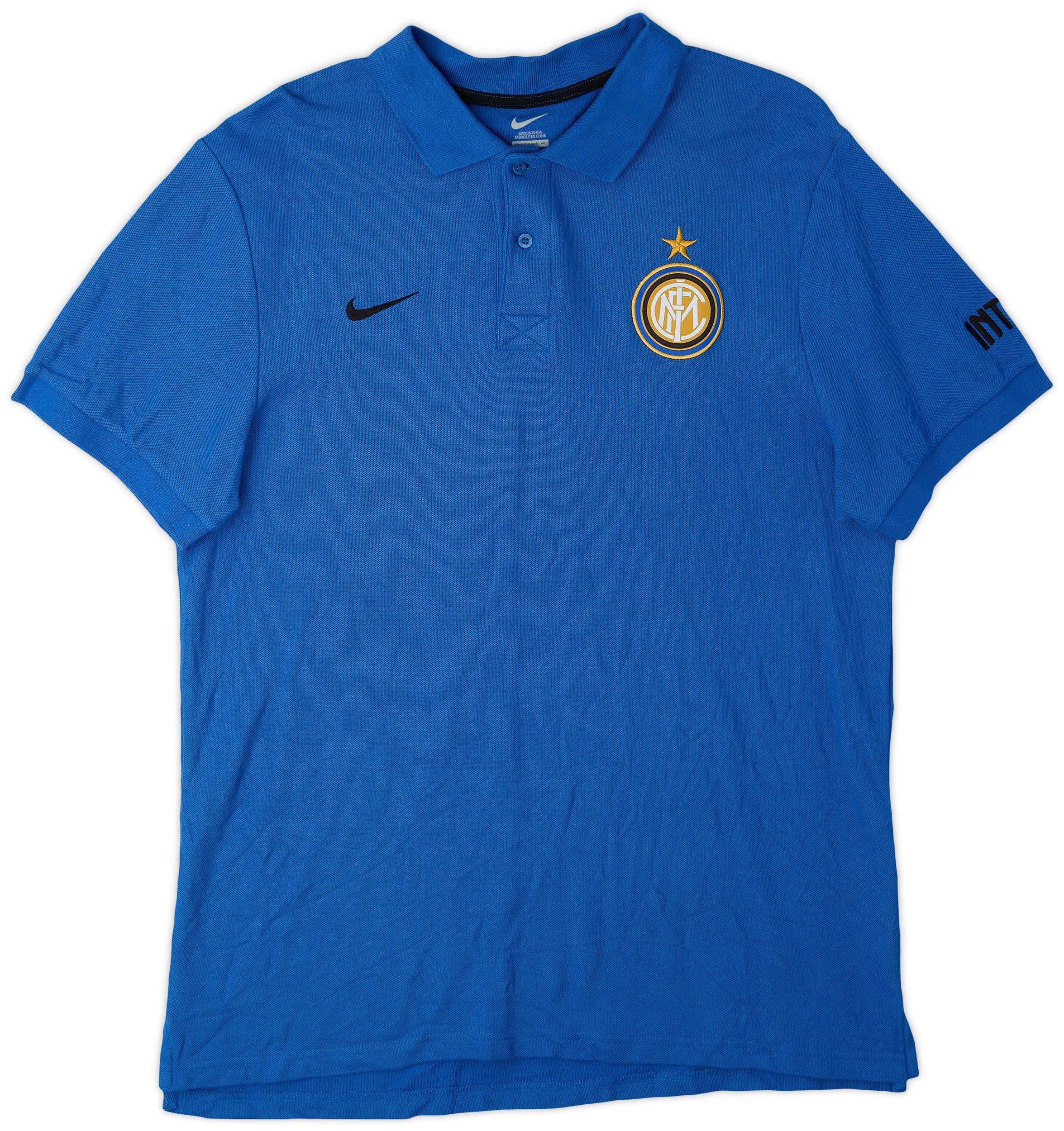 2011-12 Inter MIlan Nike Polo Shirt - 9/10 - (L)