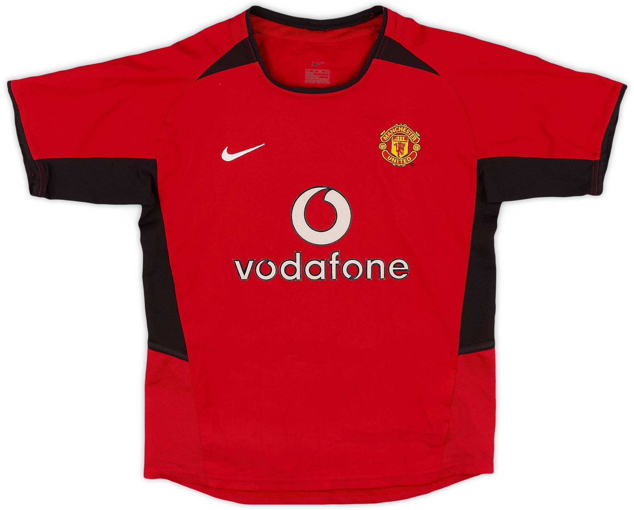 2002-04 Manchester United Home Shirt - 8/10 - (S.Boys)