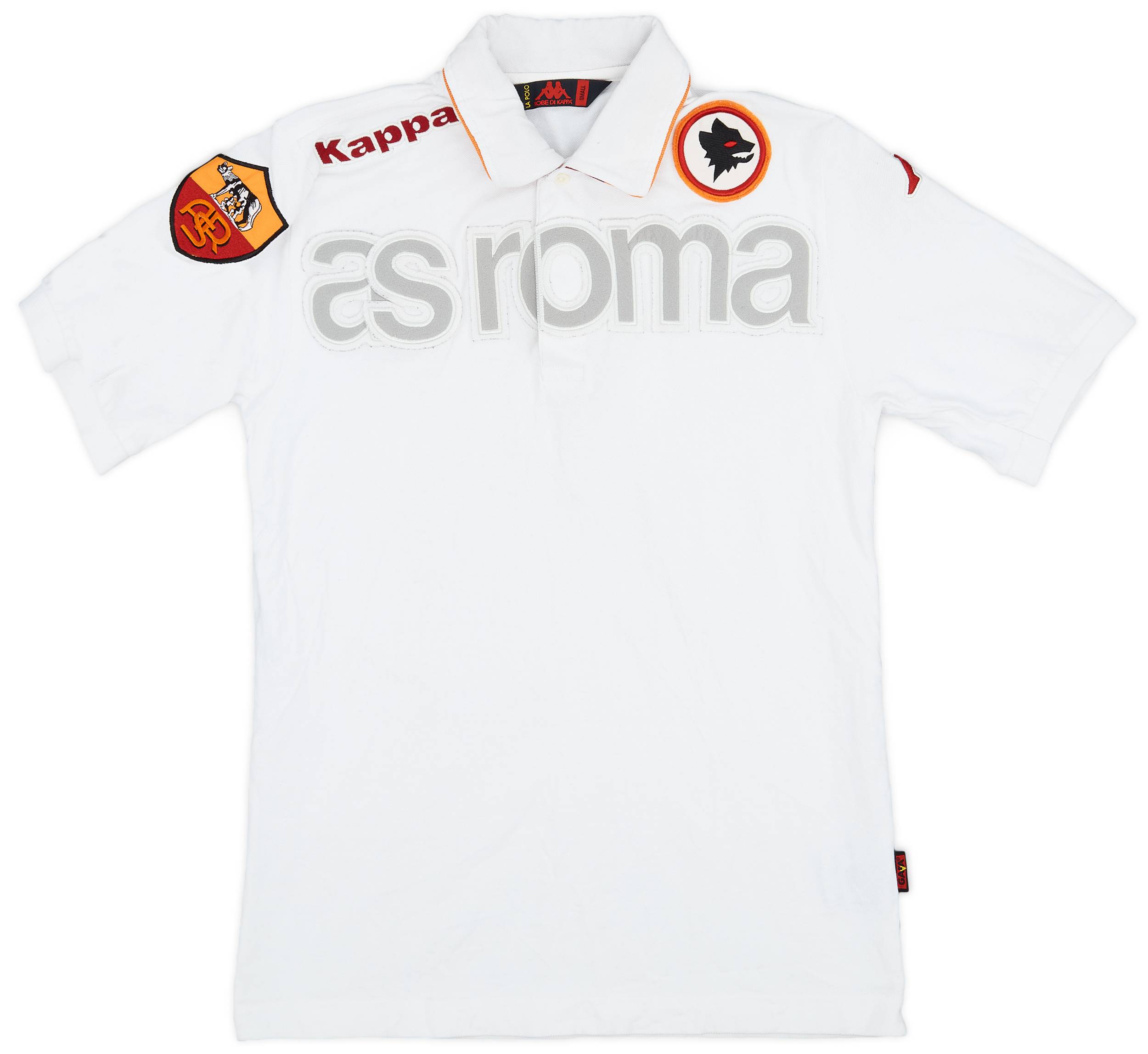 2011-12 Roma Kappa Polo Shirt - 9/10 - (S)
