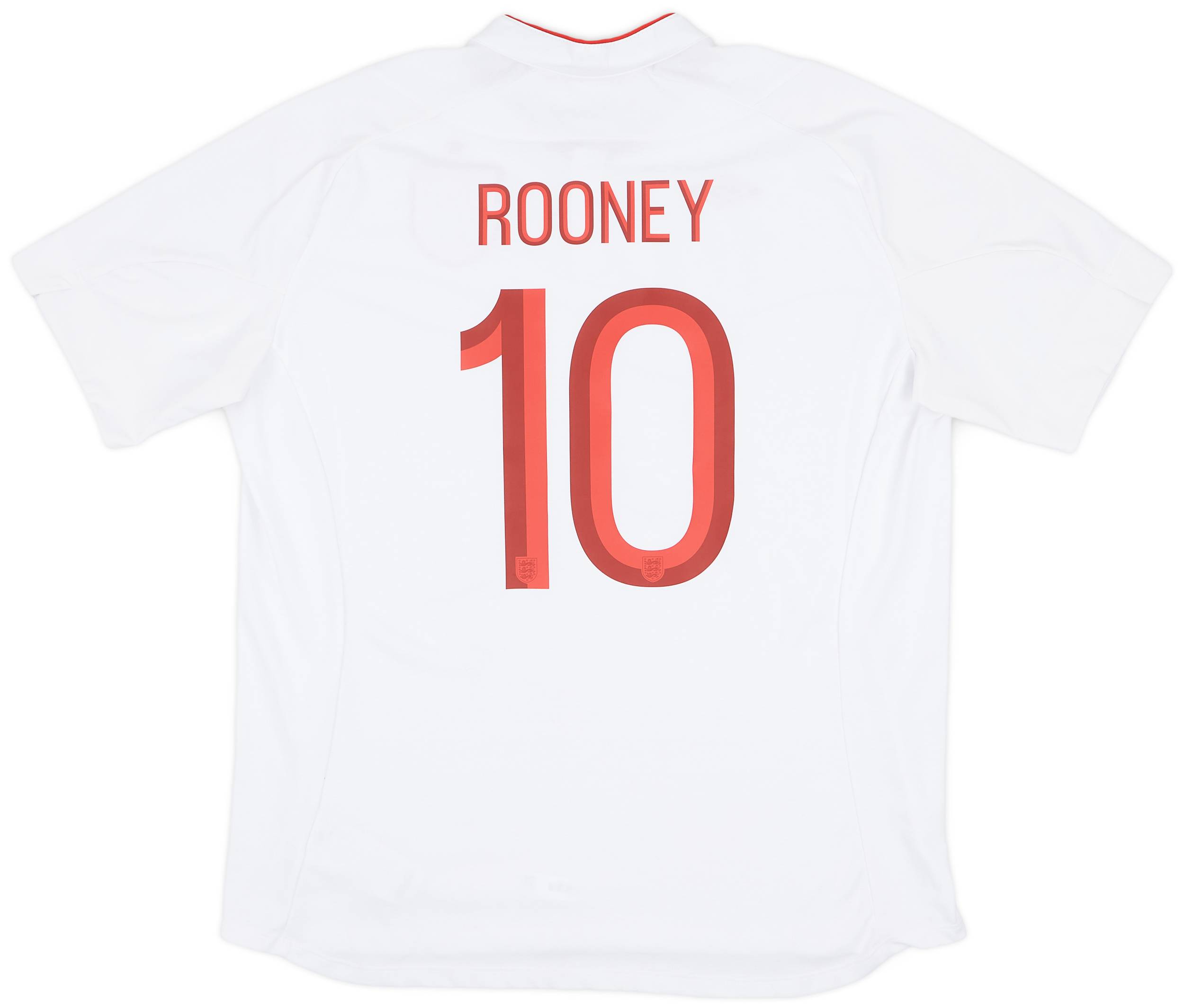 2012-13 England Home Shirt Rooney #10 - 9/10 - (XXL)
