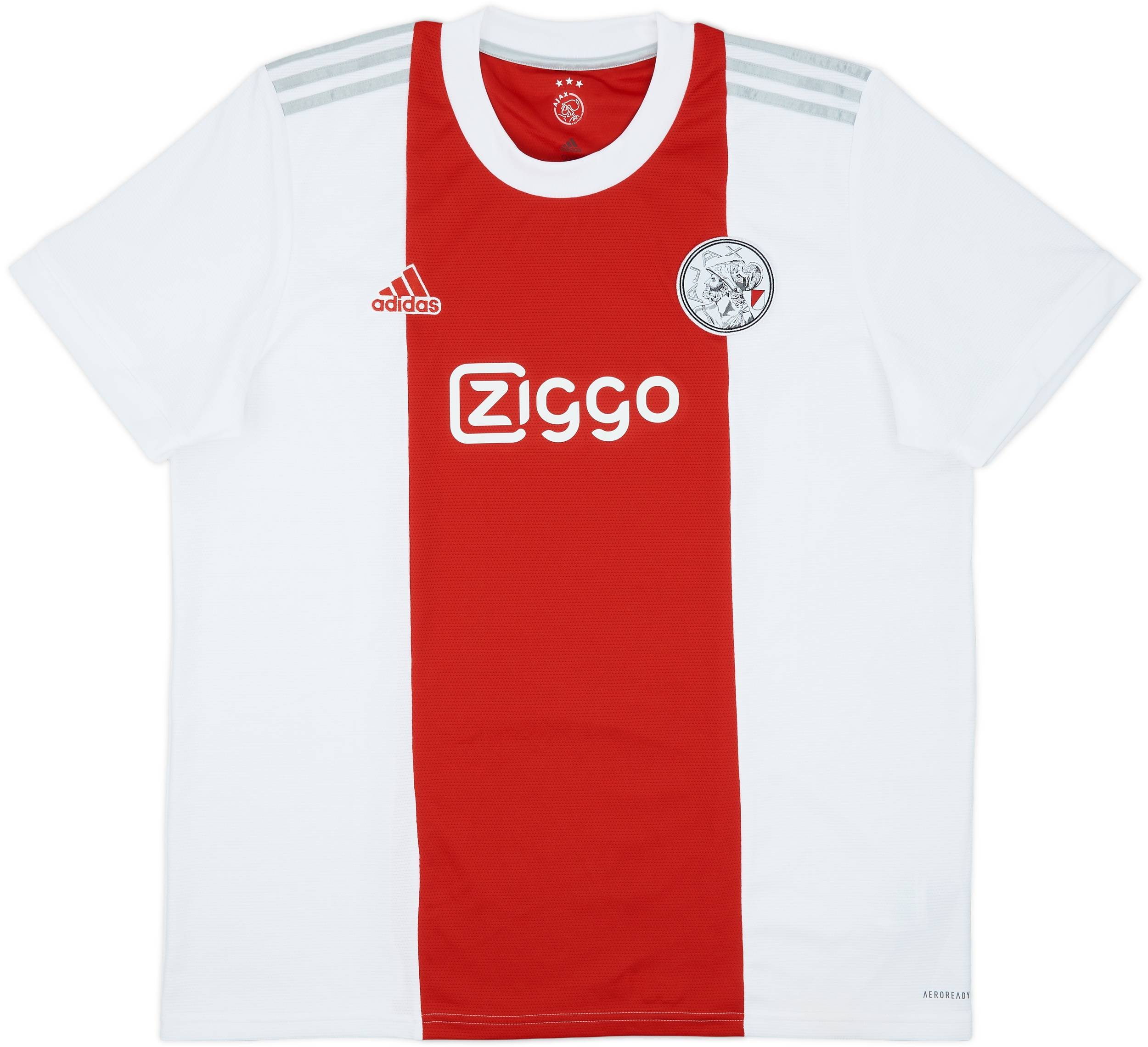 2021-22 Ajax Home Shirt - 10/10 - (XXL)