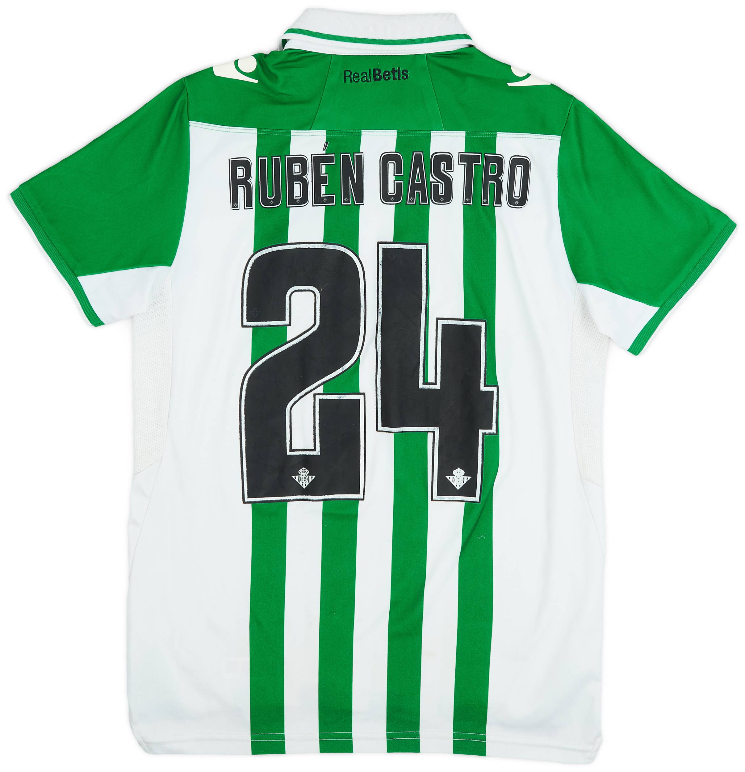2012-13 Real Betis Home Shirt Ruben Castro #24 - 7/10 - (XS)