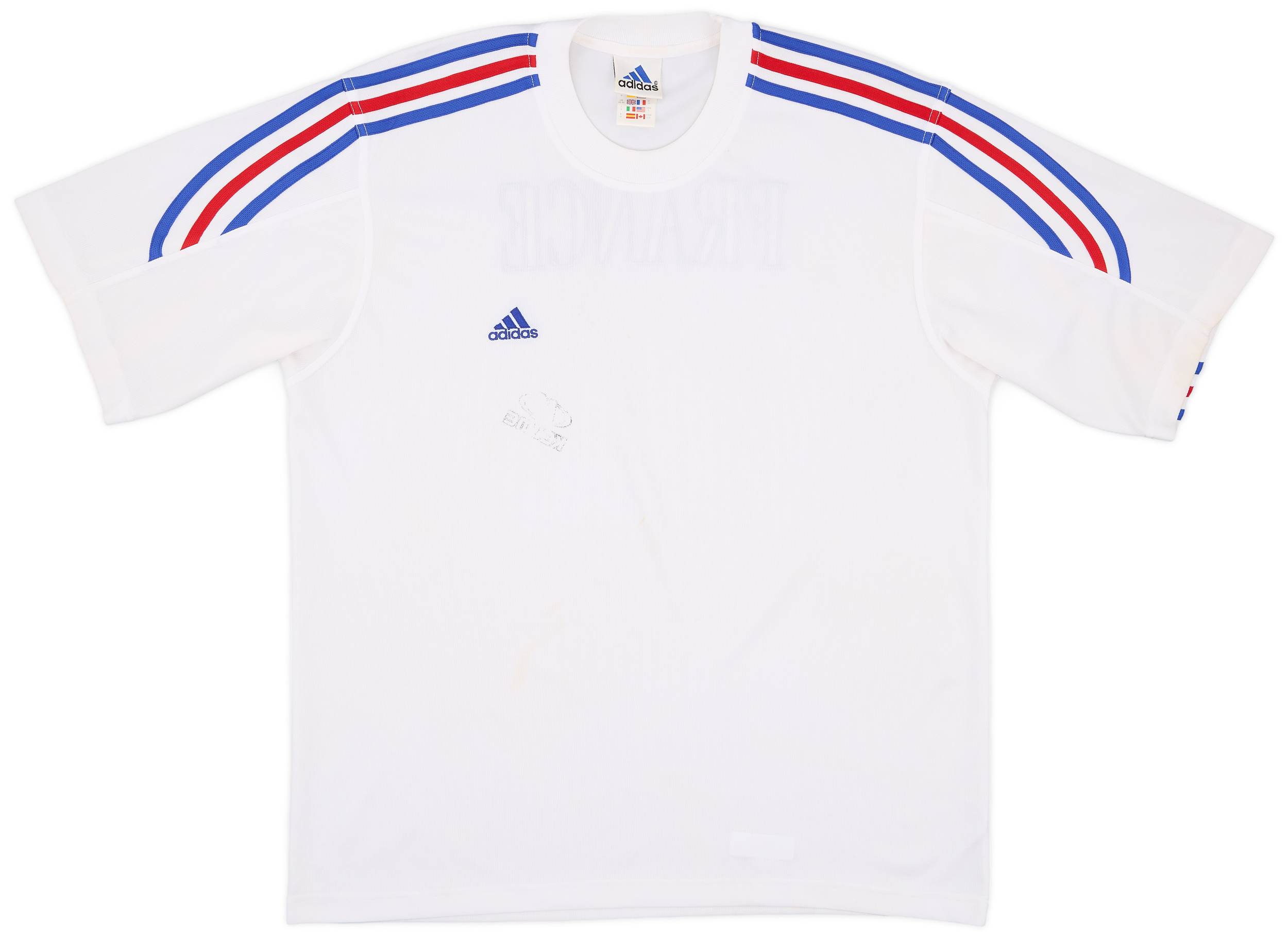 2000-01 France adidas Training Shirt - 4/10 - (L/XL)