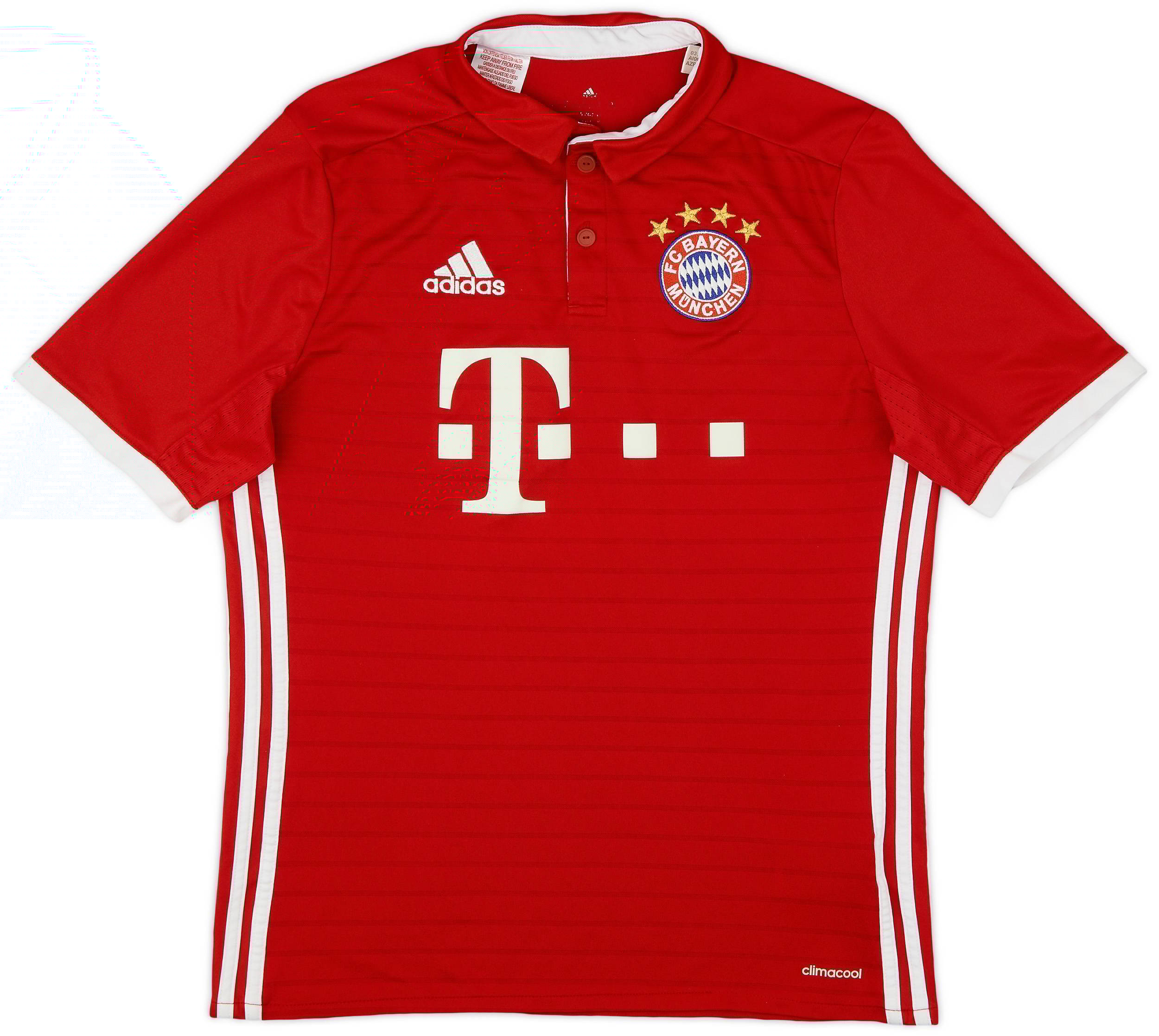 2016-17 Bayern Munich Home Shirt - 8/10 - (L.Boys)