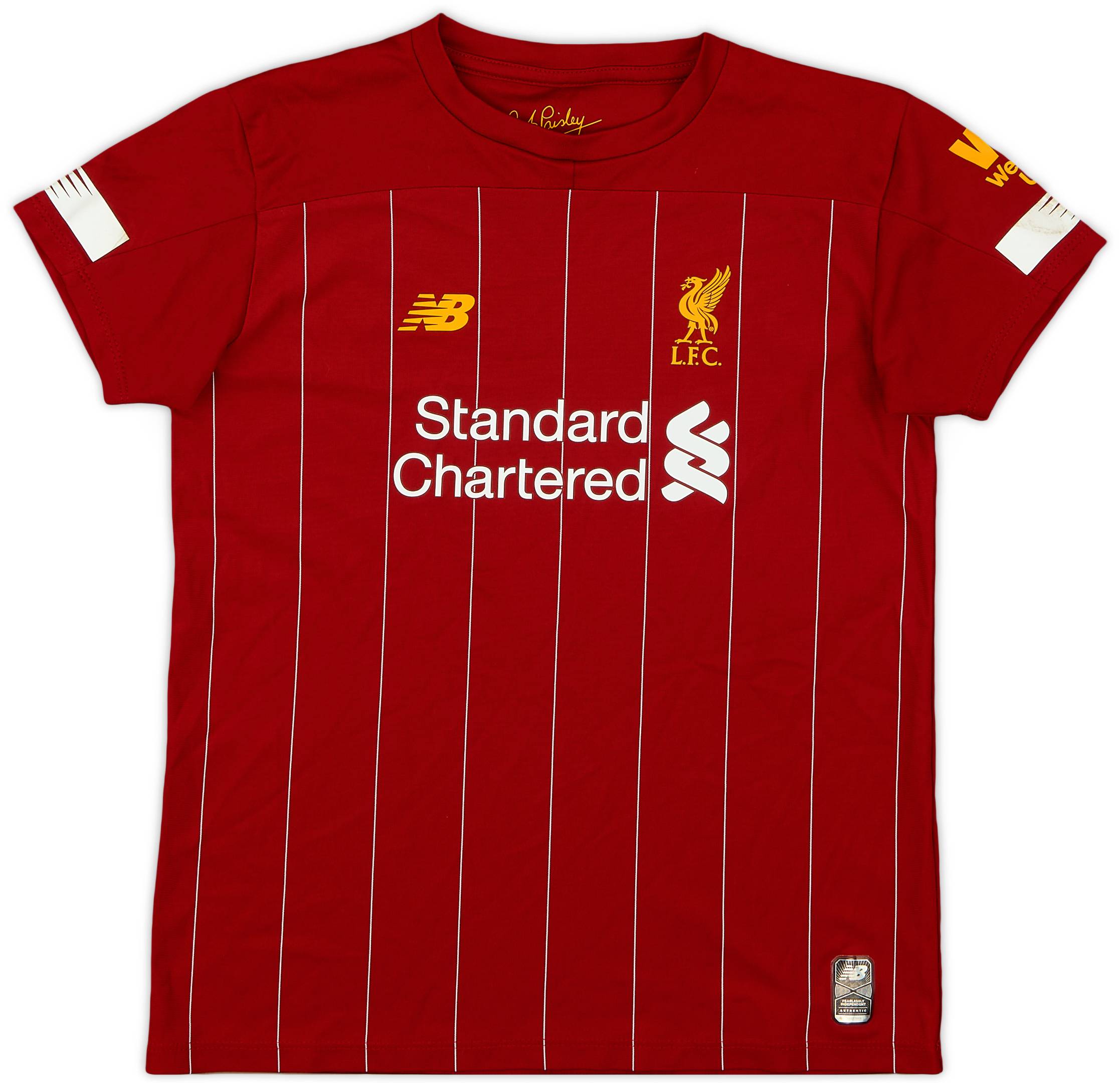 2019-20 Liverpool Home Shirt - 7/10 - (S.Boys)