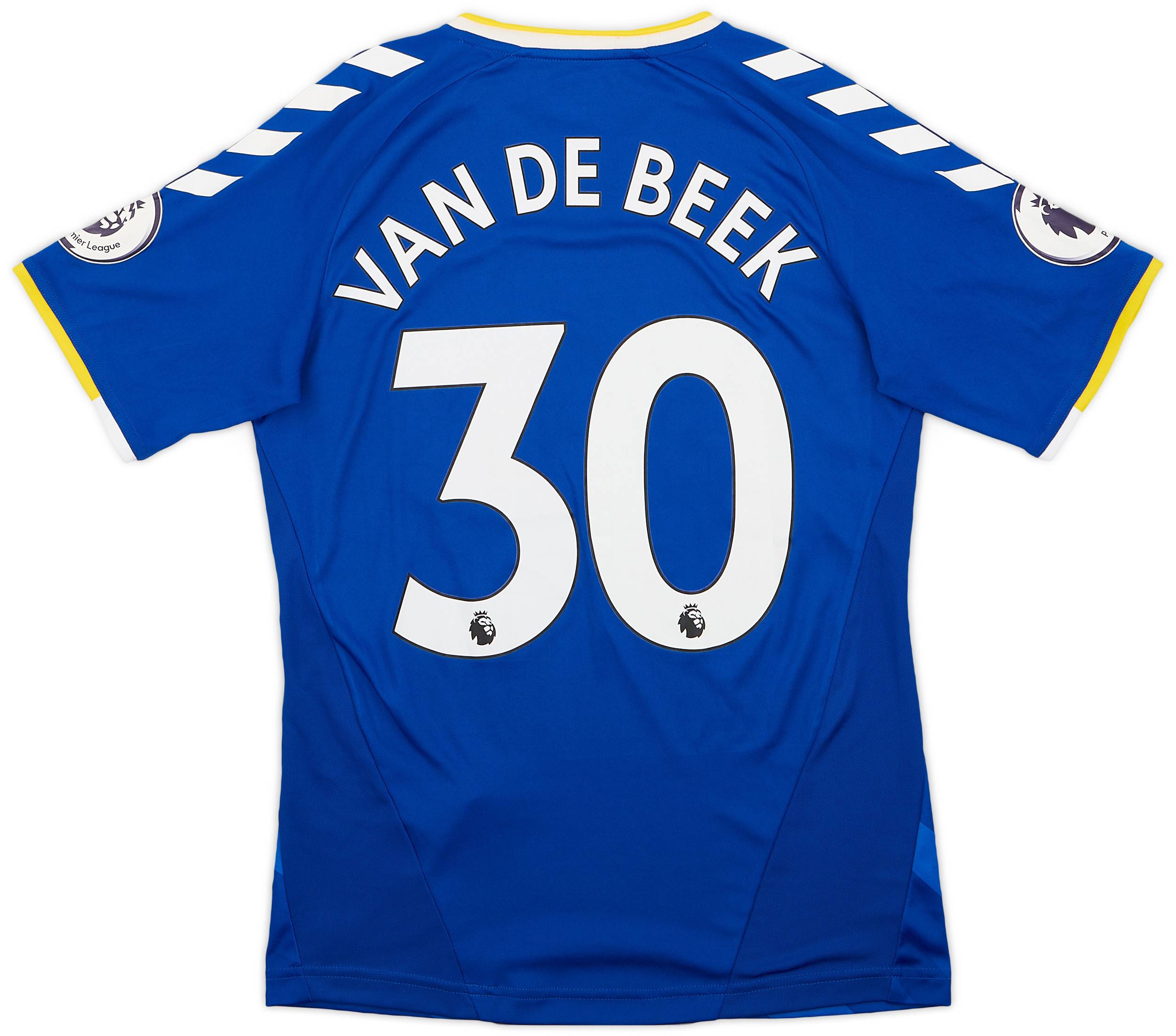 2021-22 Everton Home Shirt van de Beek #30 (S)