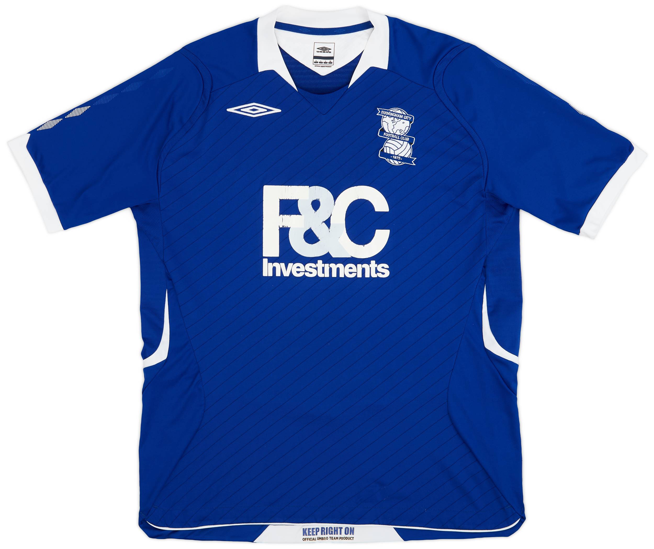 2008-2009年 アンブロ バーミンガム UMBRO Birmingham Rare Birmingham City Umbro jersey 2007 2008 2009 XL size kit